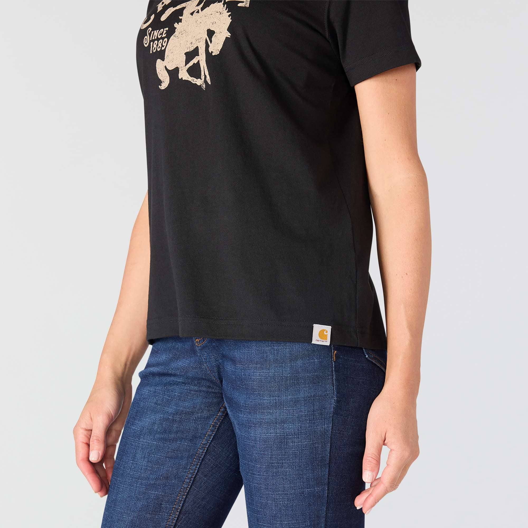 Women's irvine relaxed fit horse graphic t-shirt