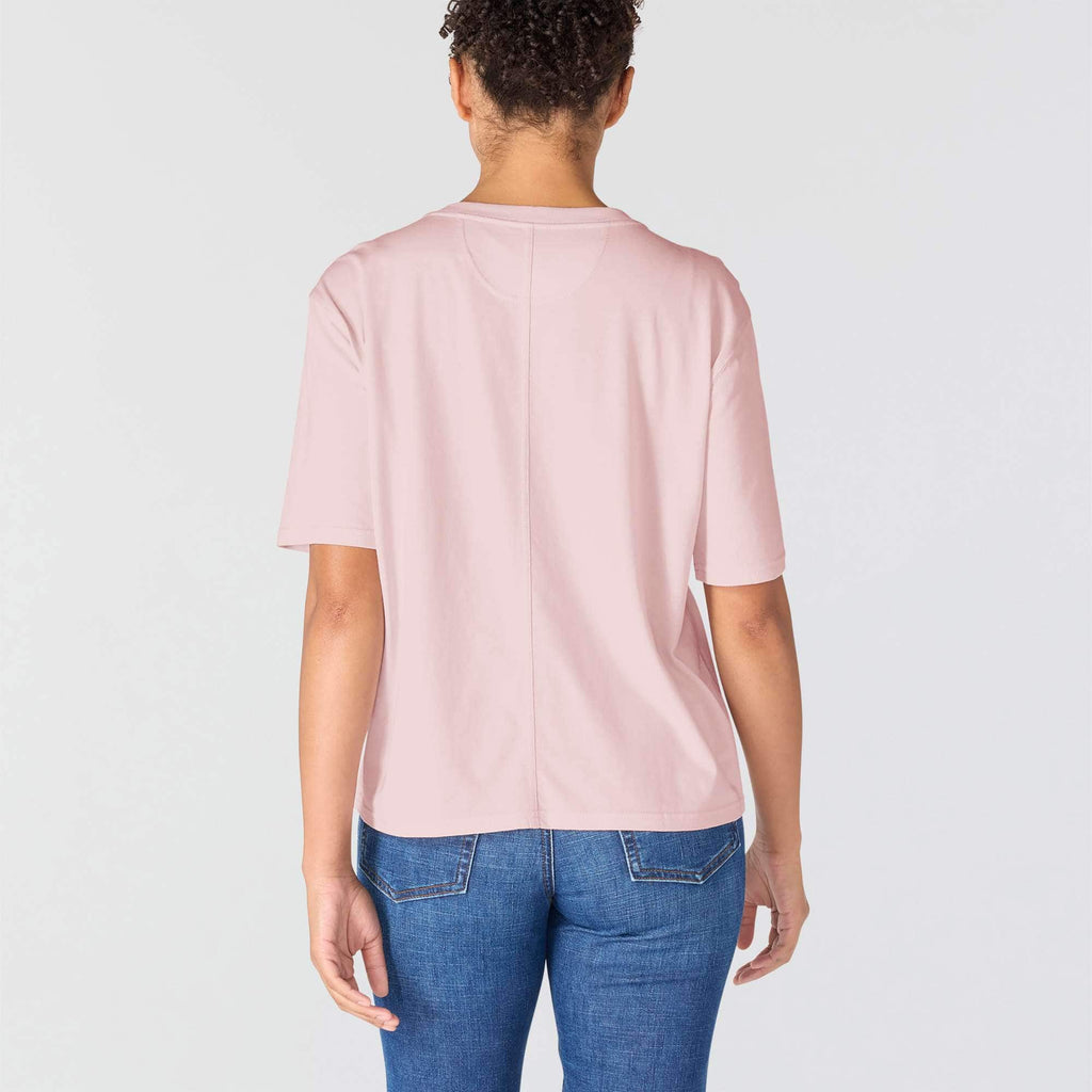Women's tencel lightweight pennant flag graphic t-shirt