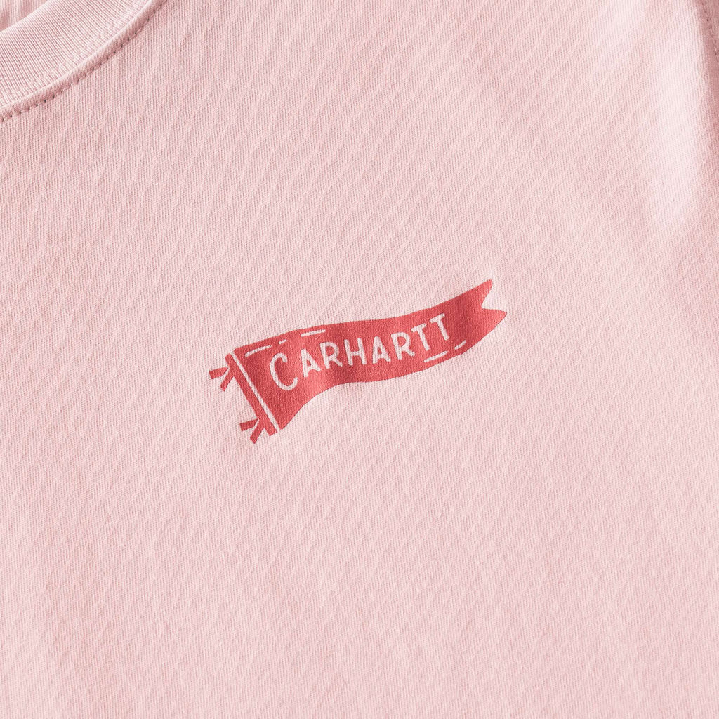 Women's tencel lightweight pennant flag graphic t-shirt