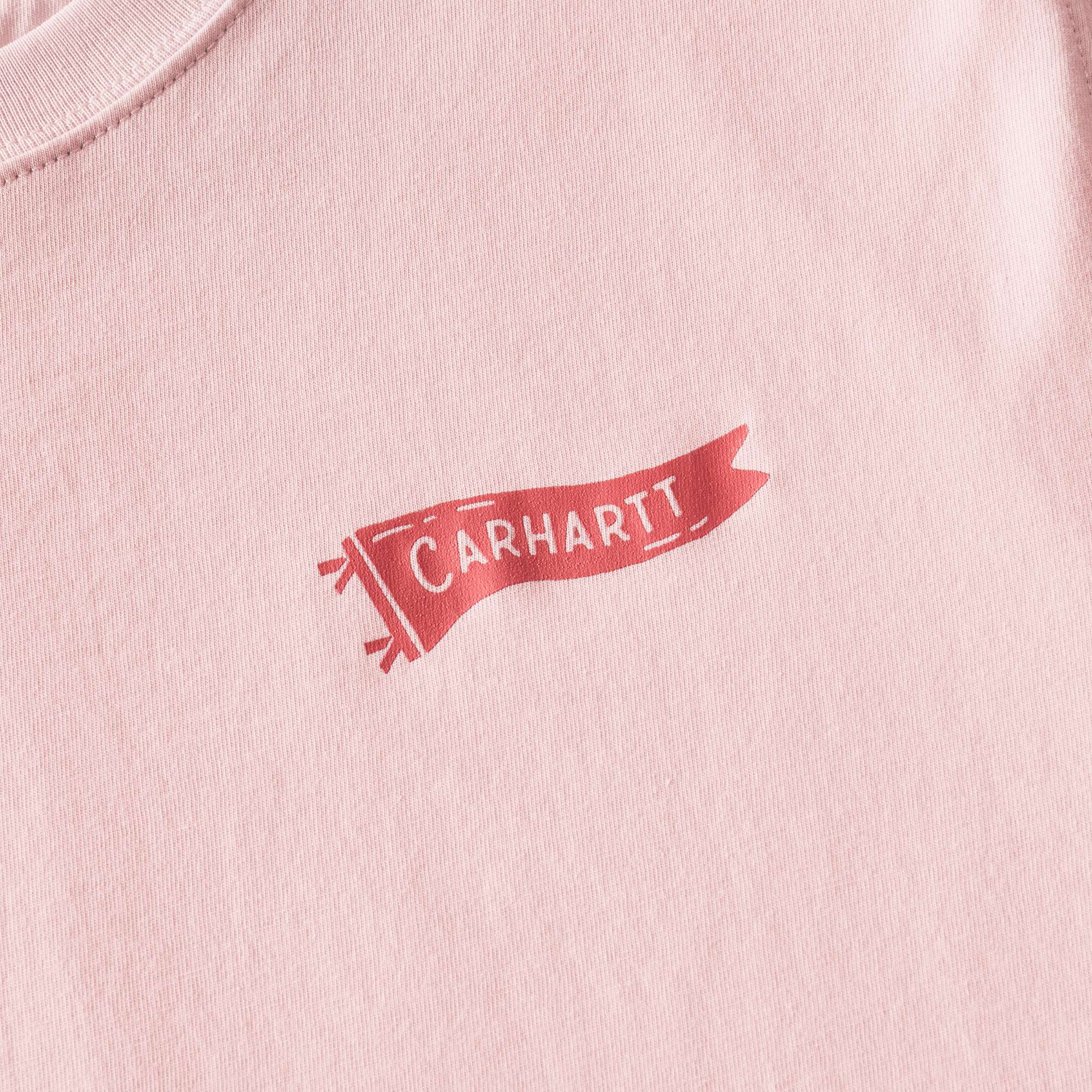 Women's tencel lightweight pennant flag graphic t-shirt