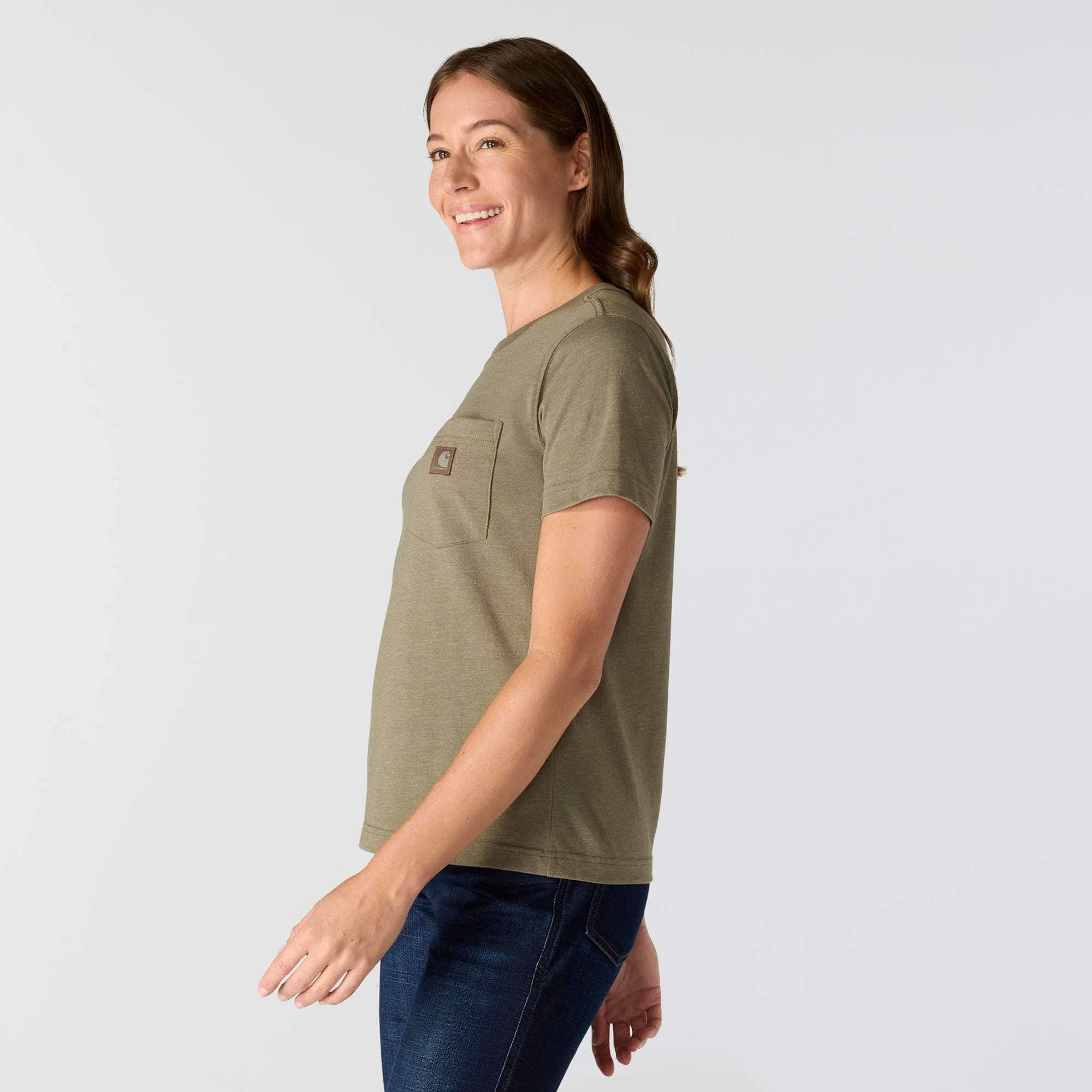 Women's irvine relaxed fit breathable pocket t-shirt