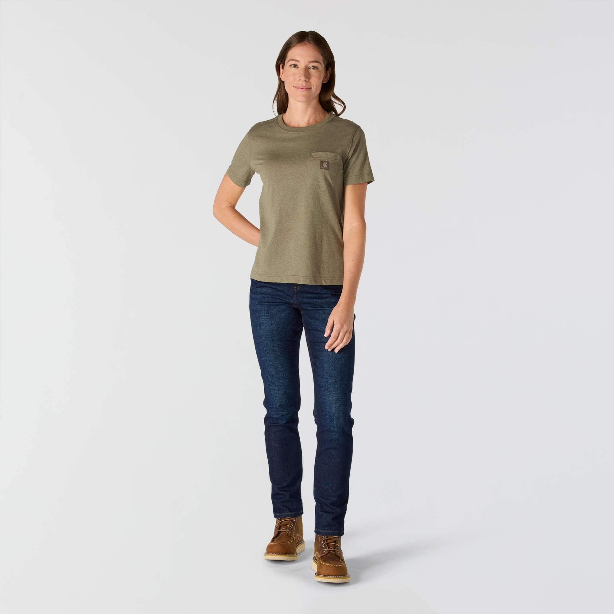 Women's irvine relaxed fit breathable pocket t-shirt