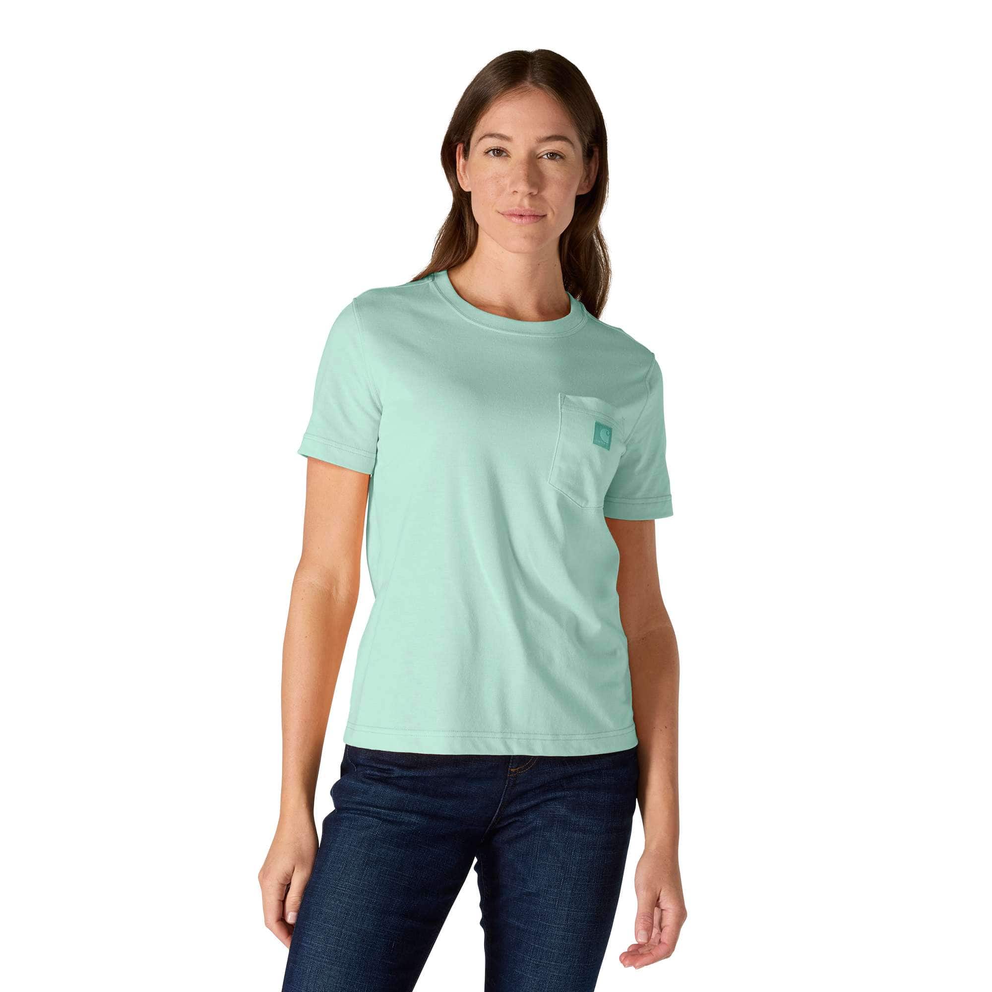 Women's irvine relaxed fit breathable pocket t-shirt