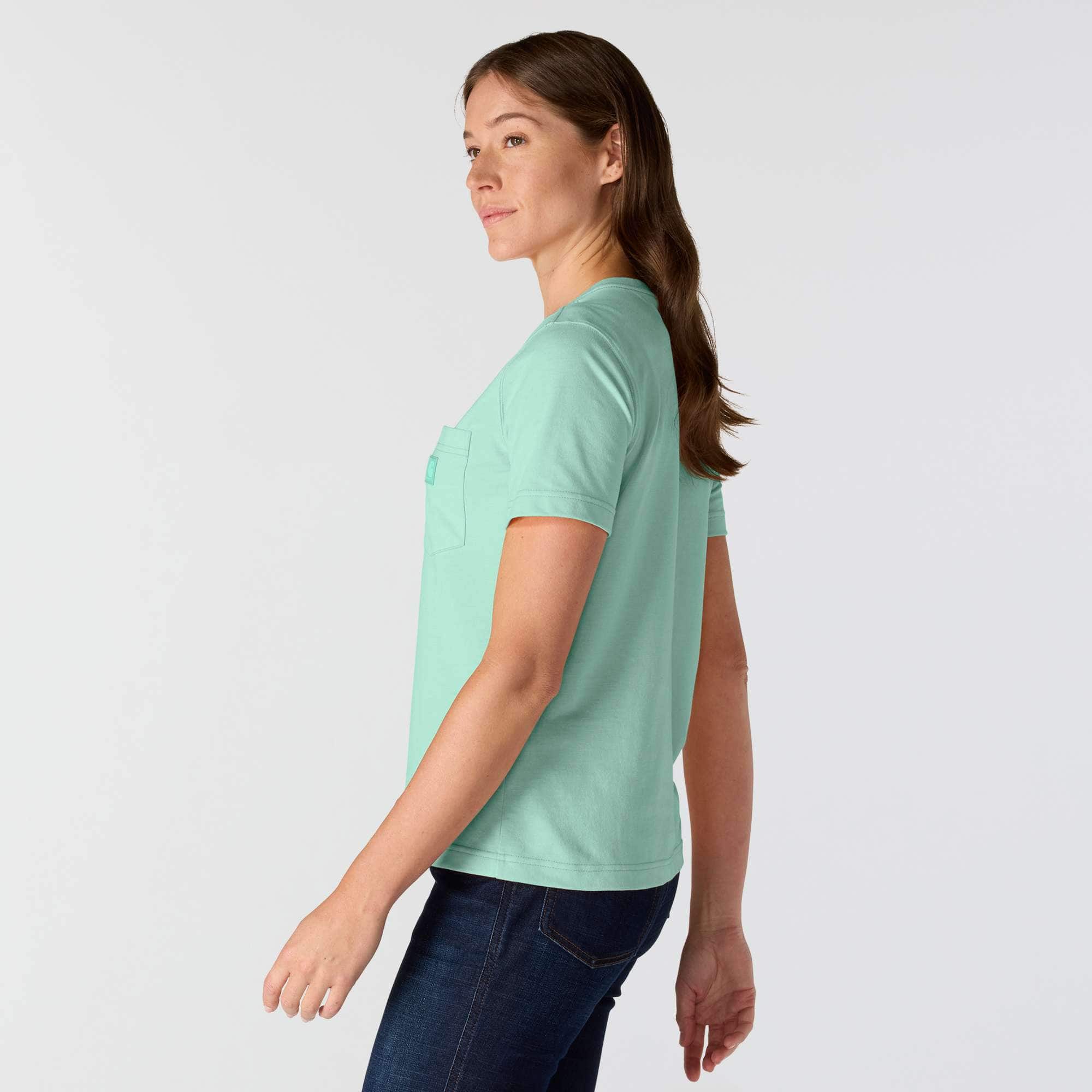 Women's irvine relaxed fit breathable pocket t-shirt