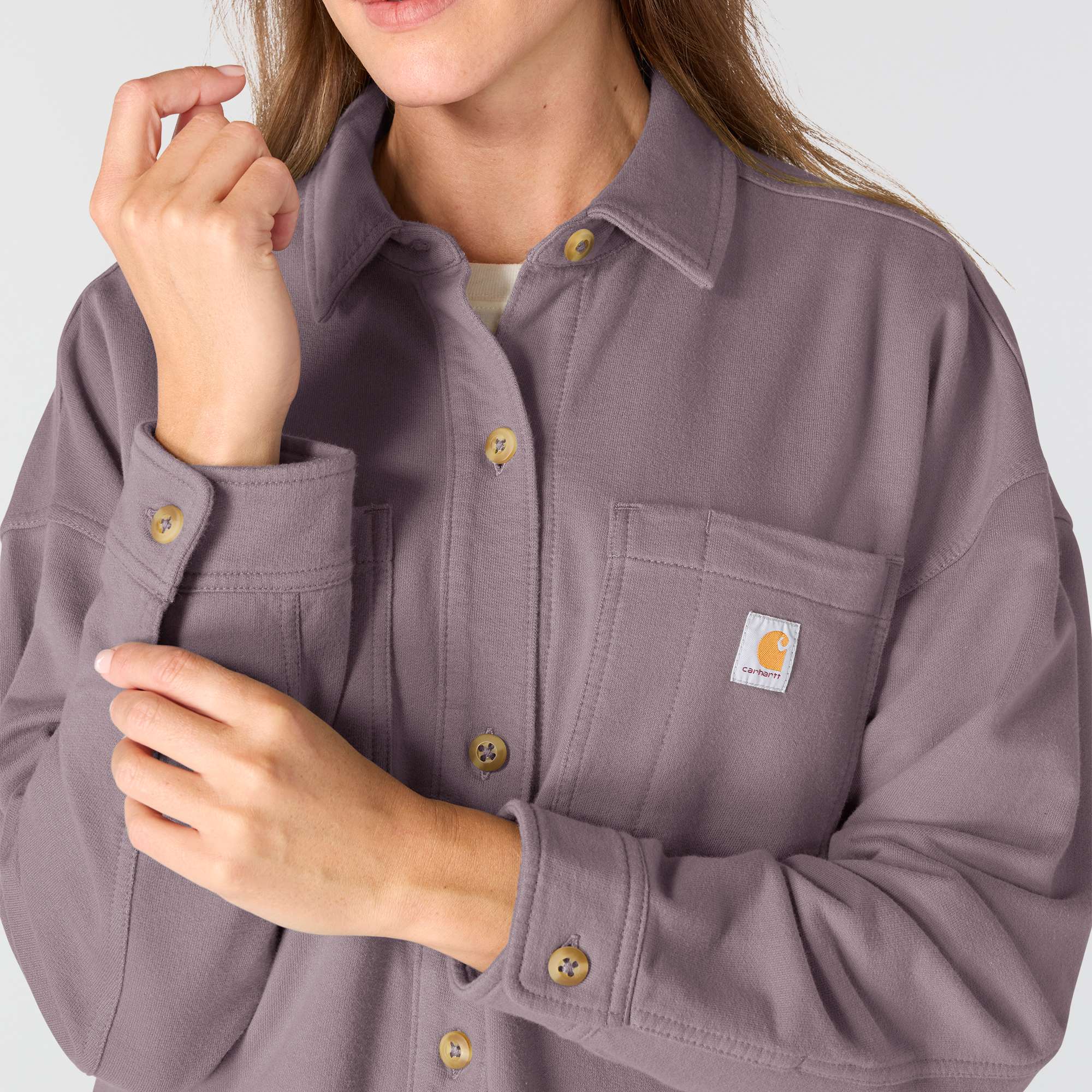 Women's durham knit overshirt 
