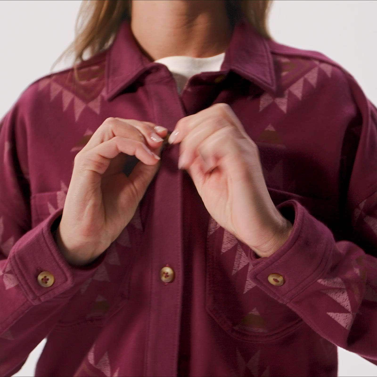 Women's durham knit overshirt 