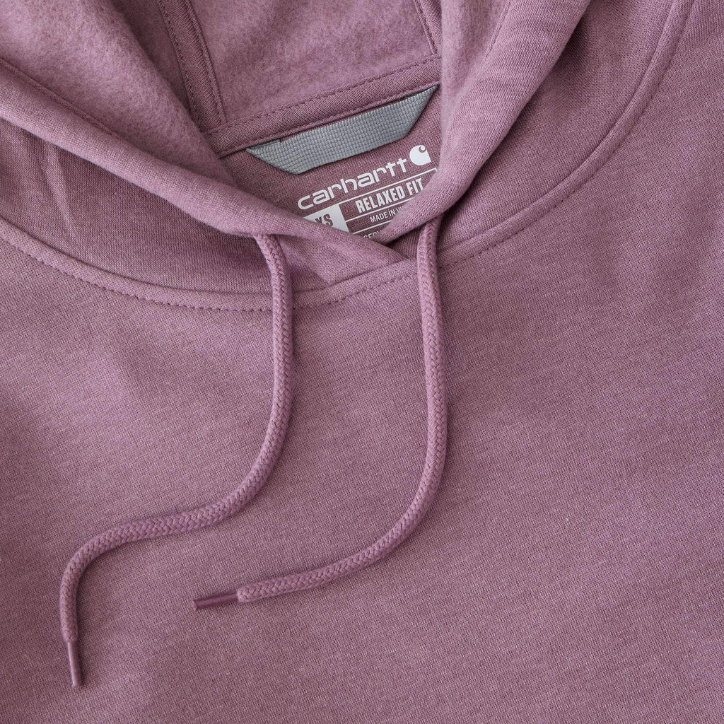 Women's sawyer script logo sleeve hoodie