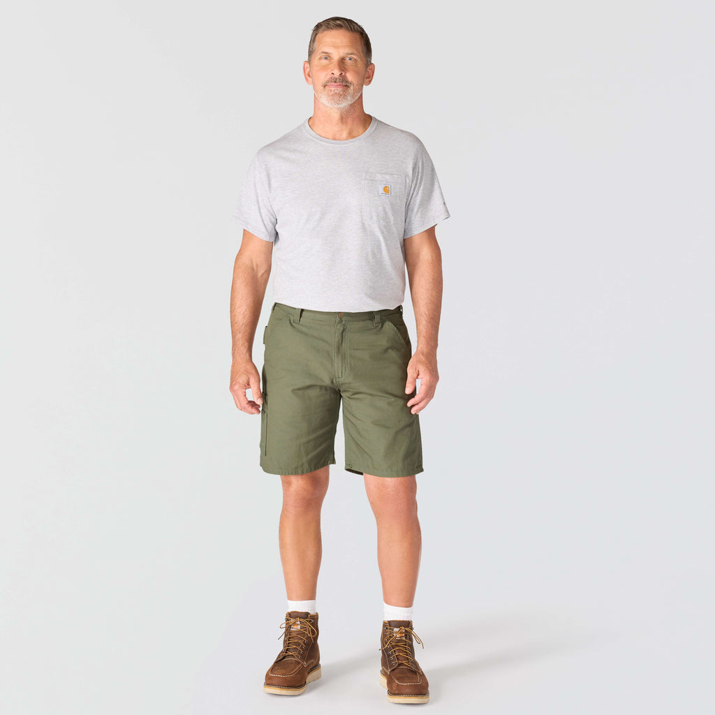 Loose fit 9" stateline canvas shorts - work shorts