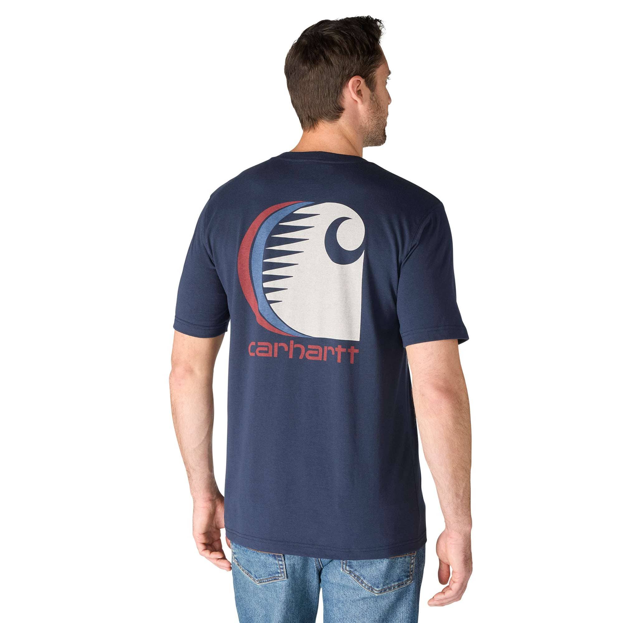 Men's irvine relaxed fit c logo t-shirt