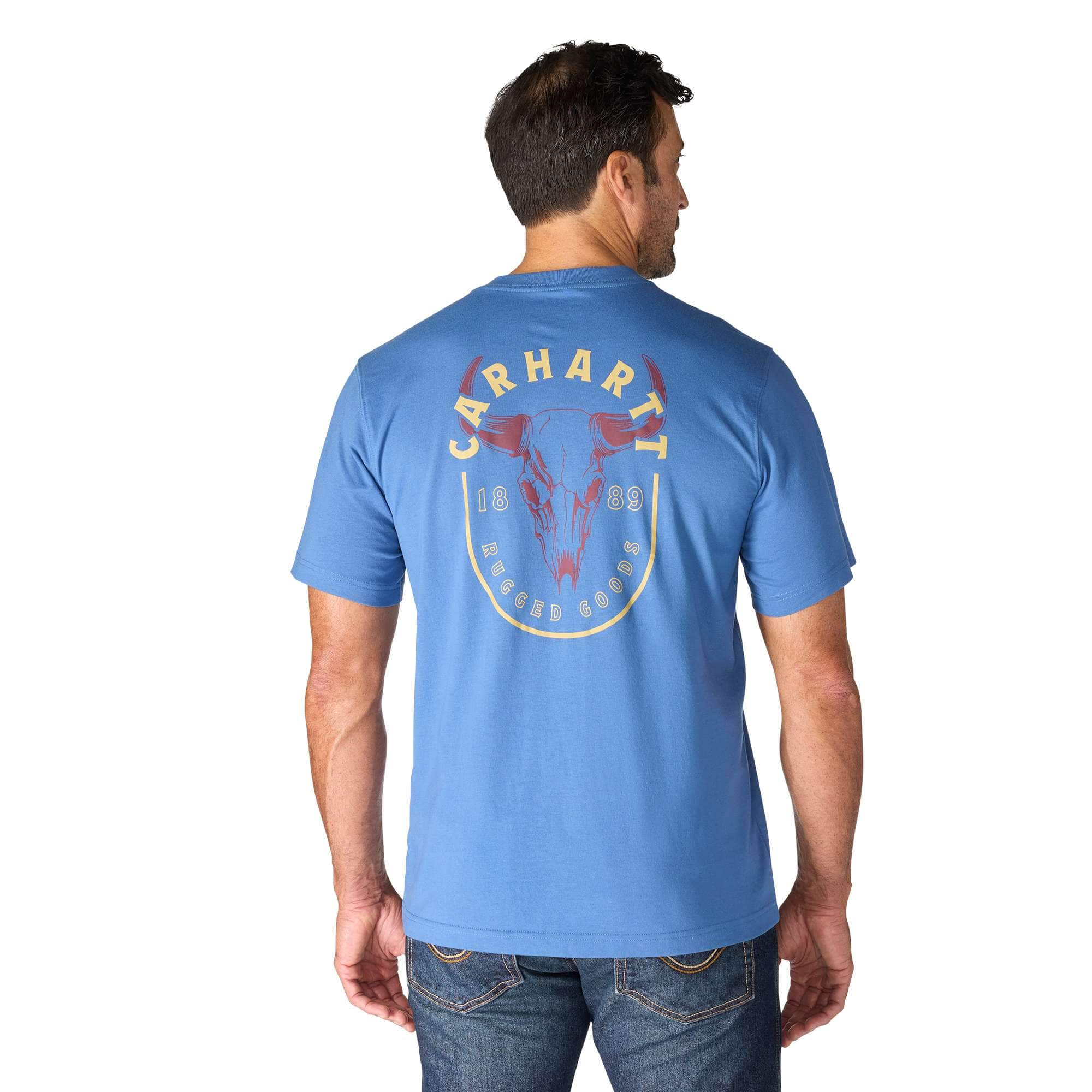 Men's irvine relaxed fit skull graphic t-shirt