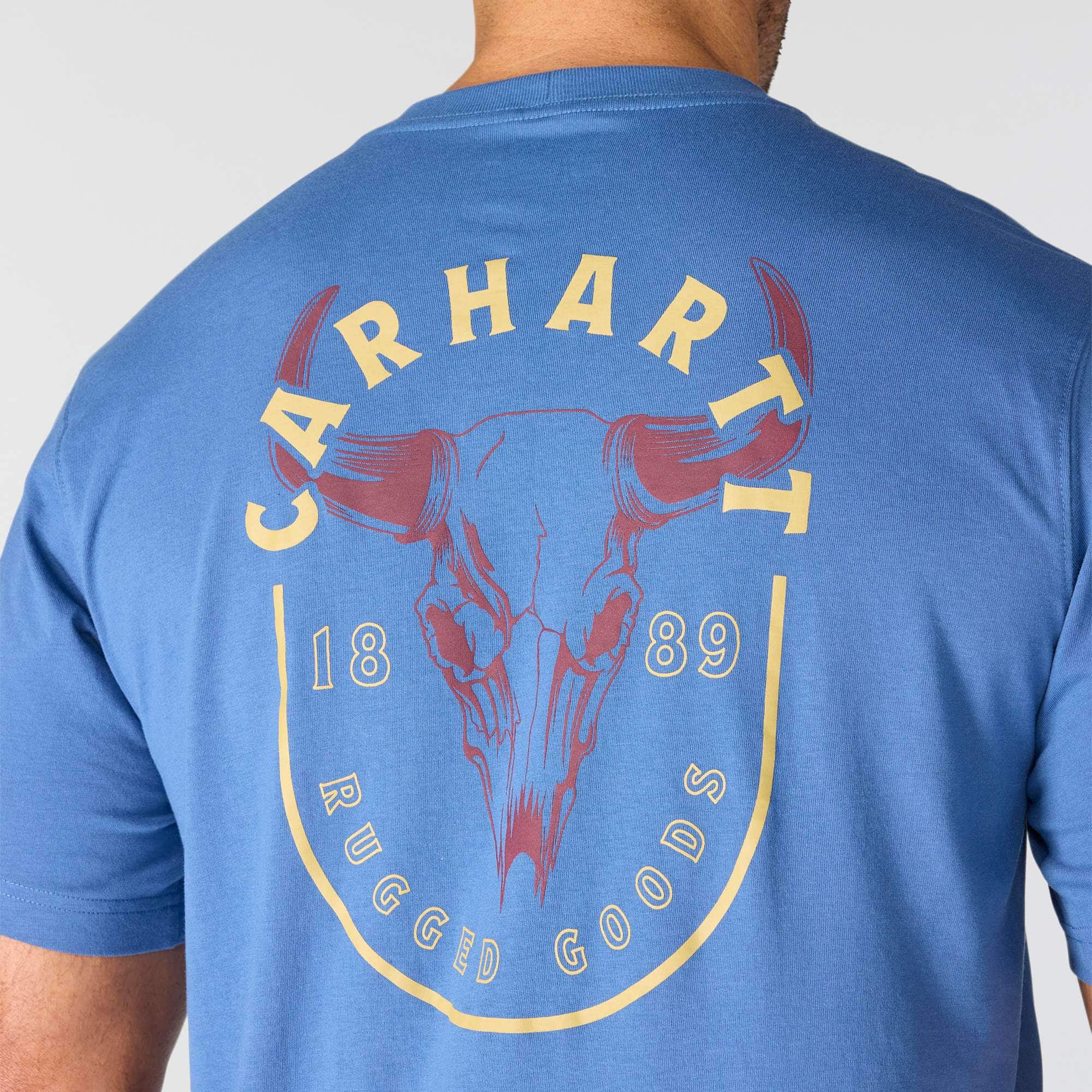 Men's irvine relaxed fit skull graphic t-shirt
