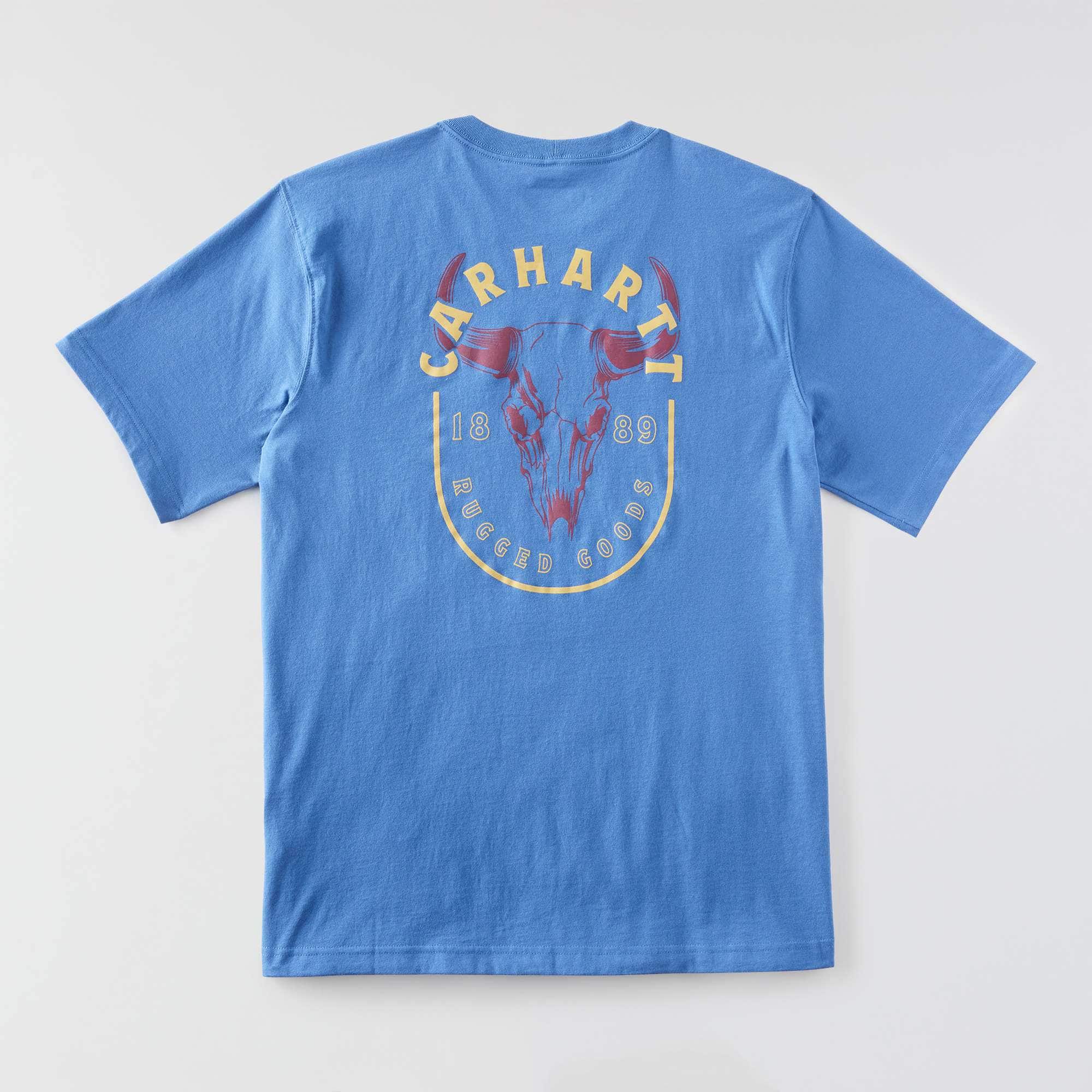 Men's irvine relaxed fit skull graphic t-shirt