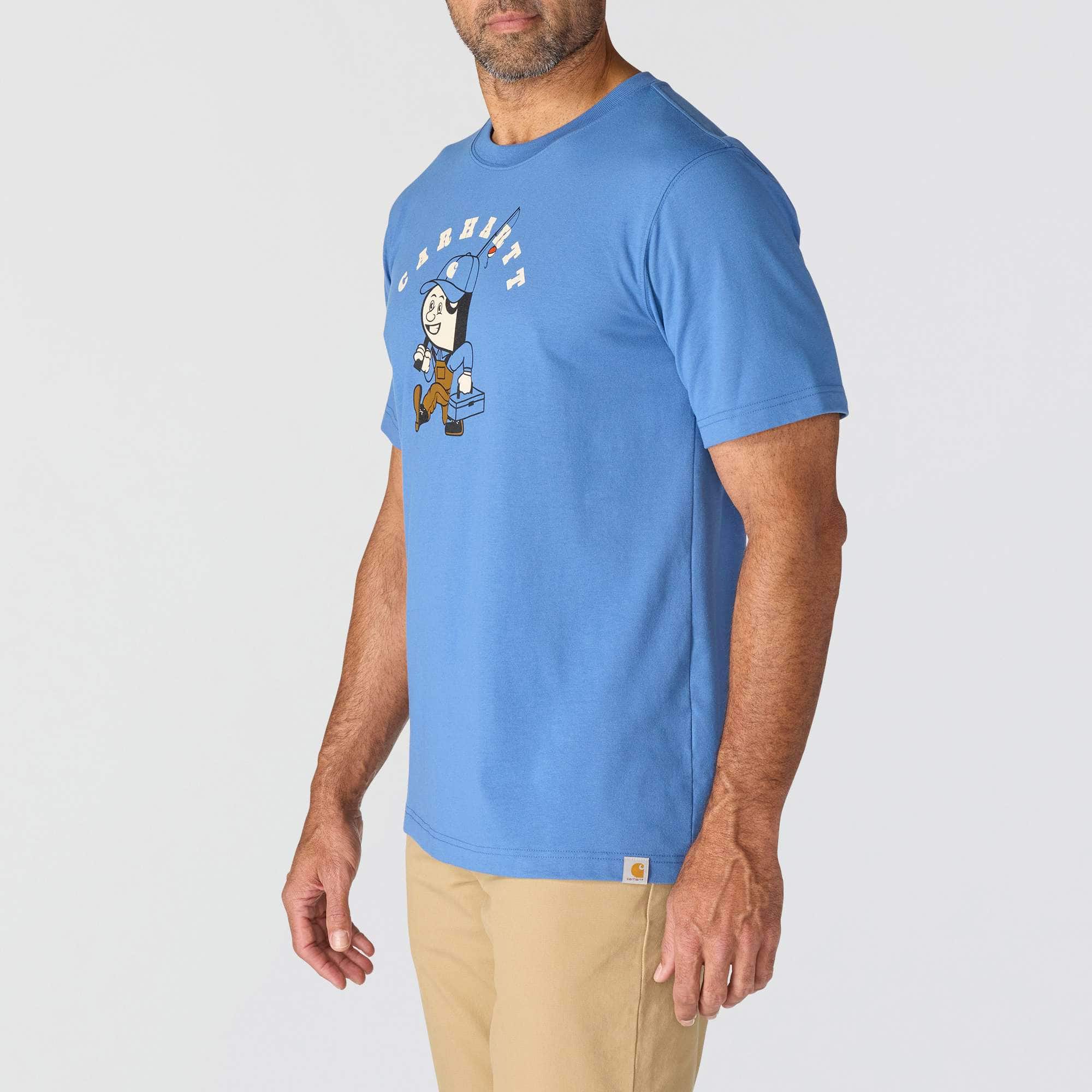 Men's irvine relaxed fit fishing graphic t-shirt