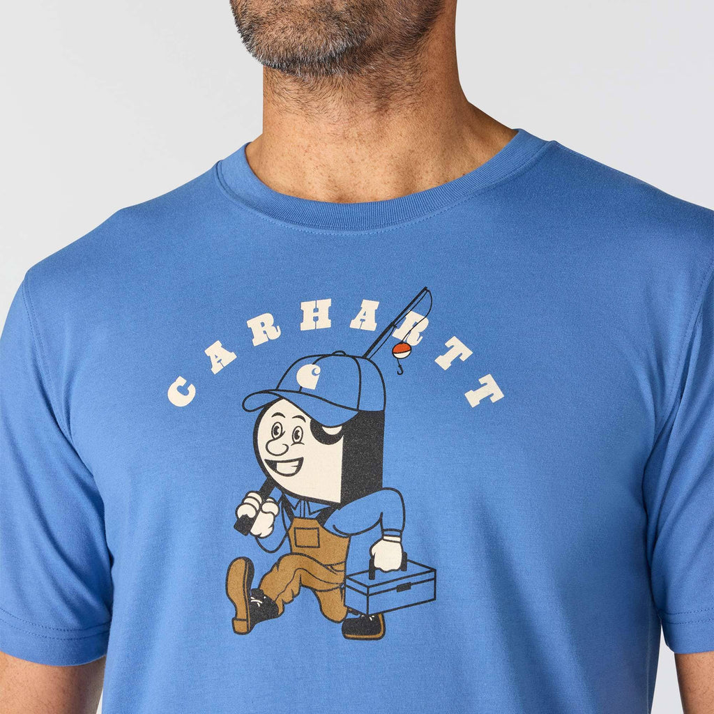 Men's irvine relaxed fit fishing graphic t-shirt