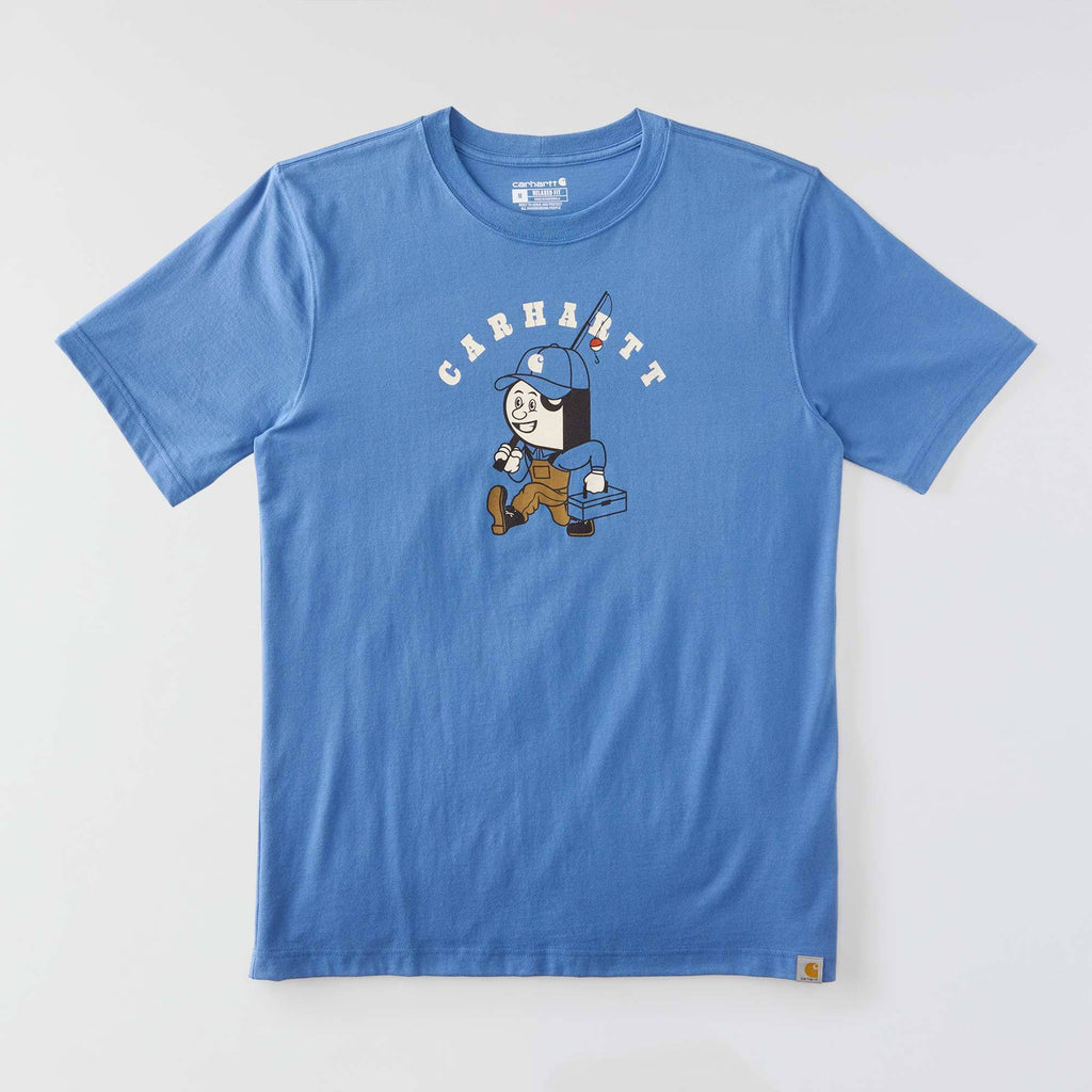 Men's irvine relaxed fit fishing graphic t-shirt