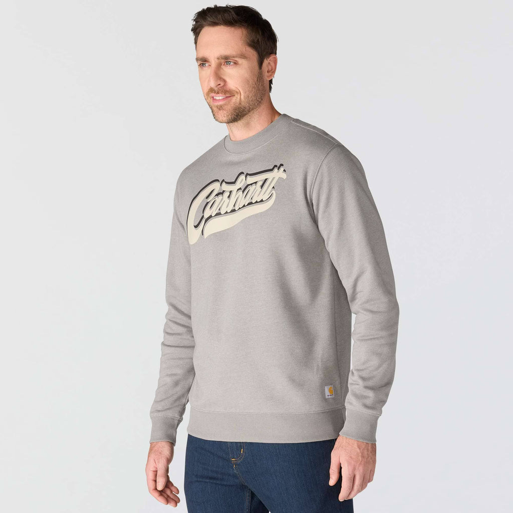 Men's sawyer graphic script crewneck sweatshirt