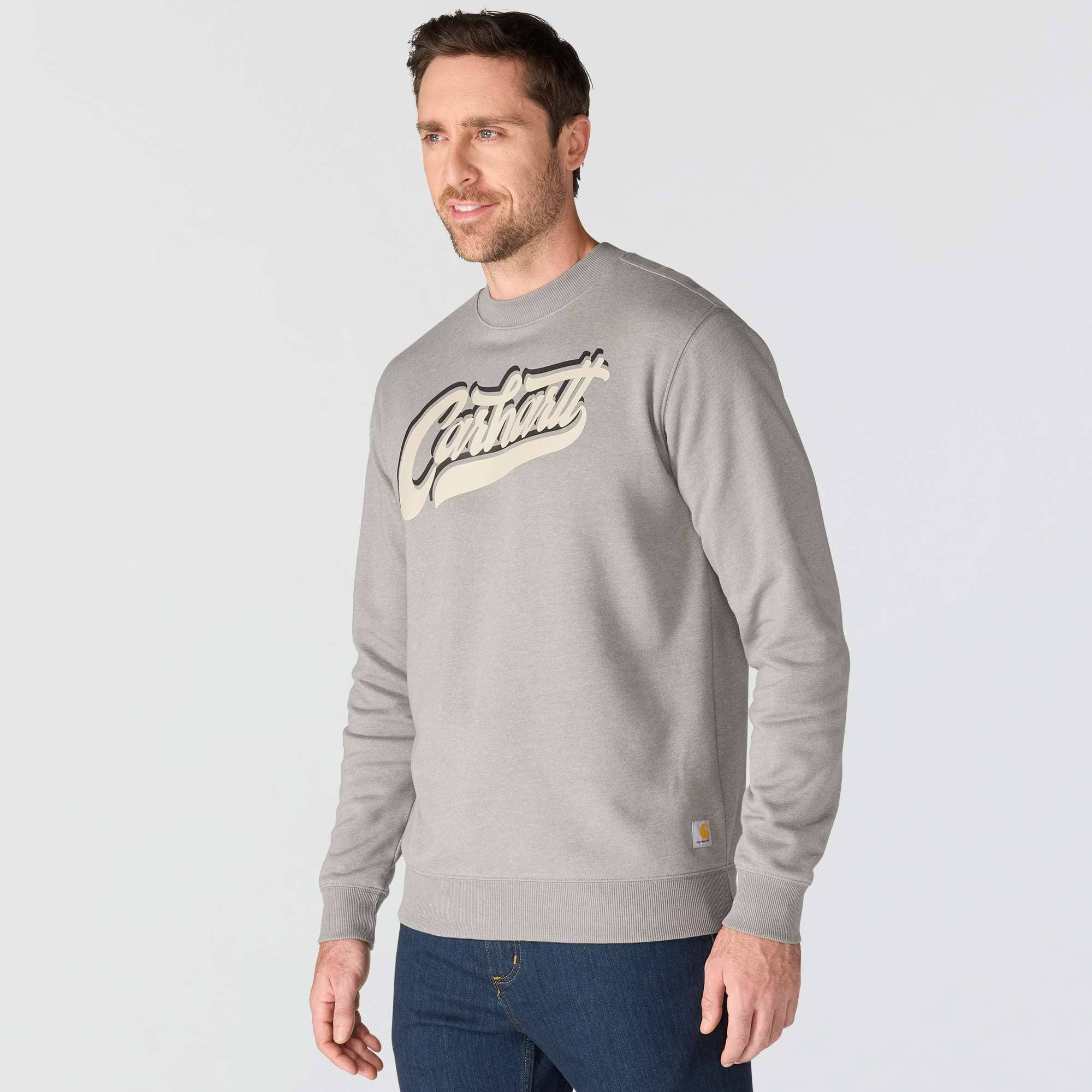 Men's sawyer graphic script crewneck sweatshirt