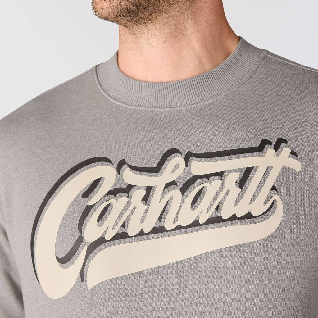 Men's sawyer graphic script crewneck sweatshirt