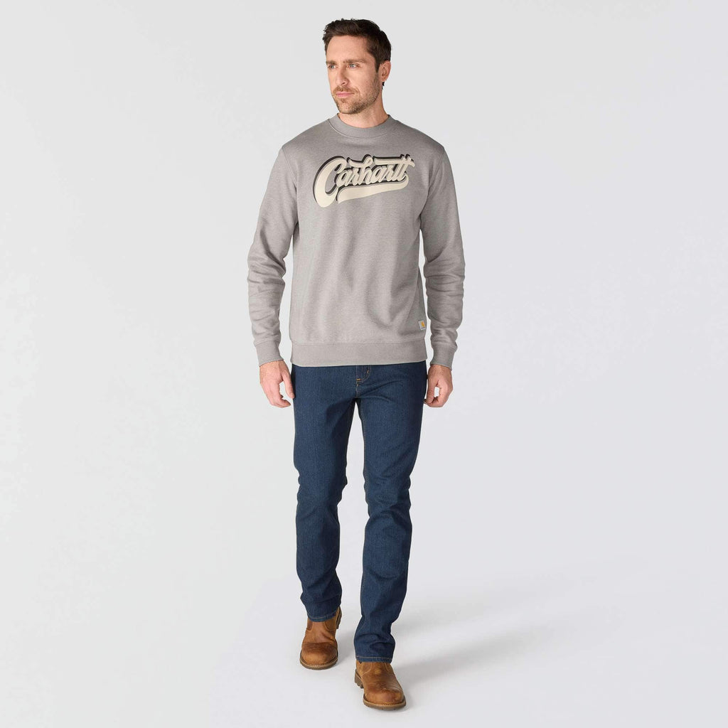 Men's sawyer graphic script crewneck sweatshirt