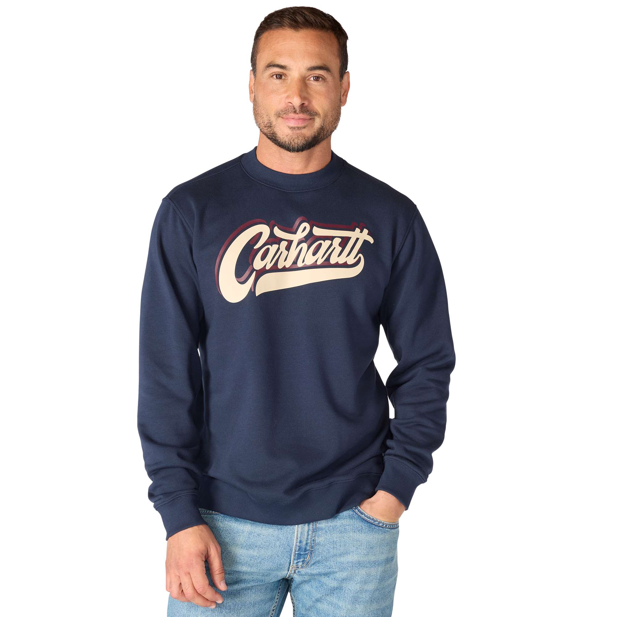 Men's sawyer graphic script crewneck sweatshirt