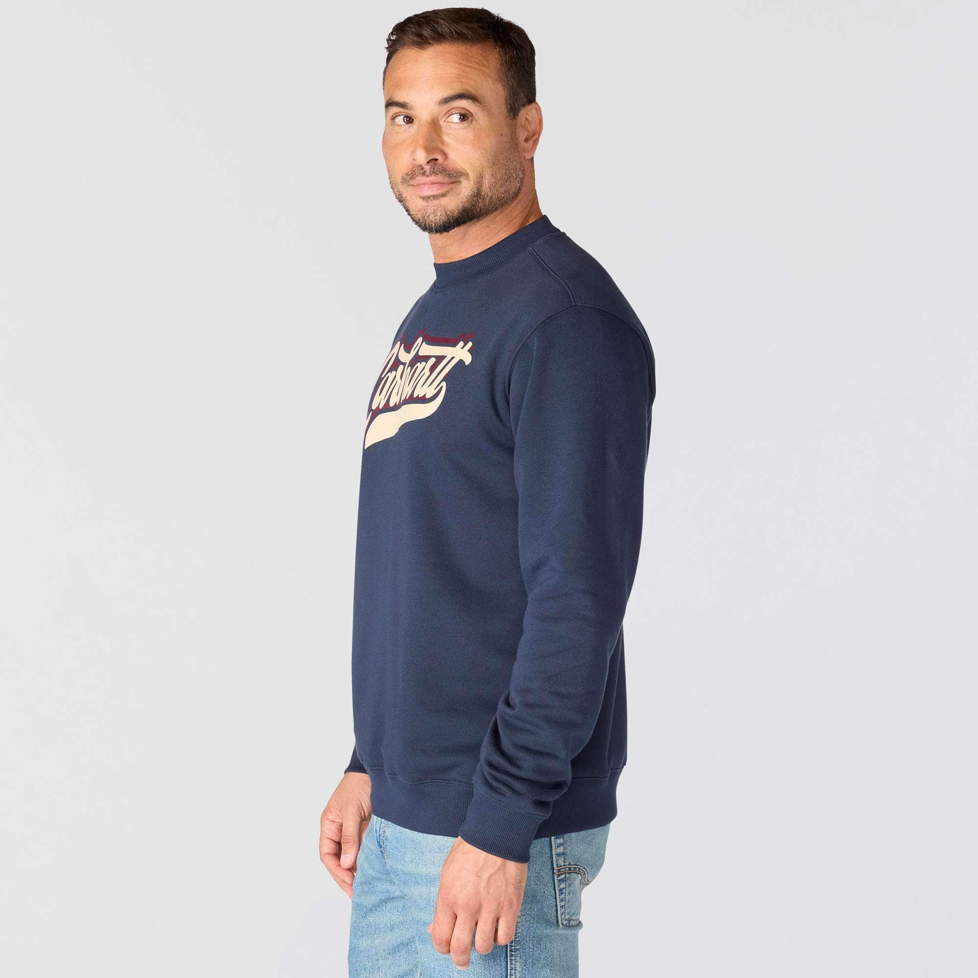 Men's sawyer graphic script crewneck sweatshirt