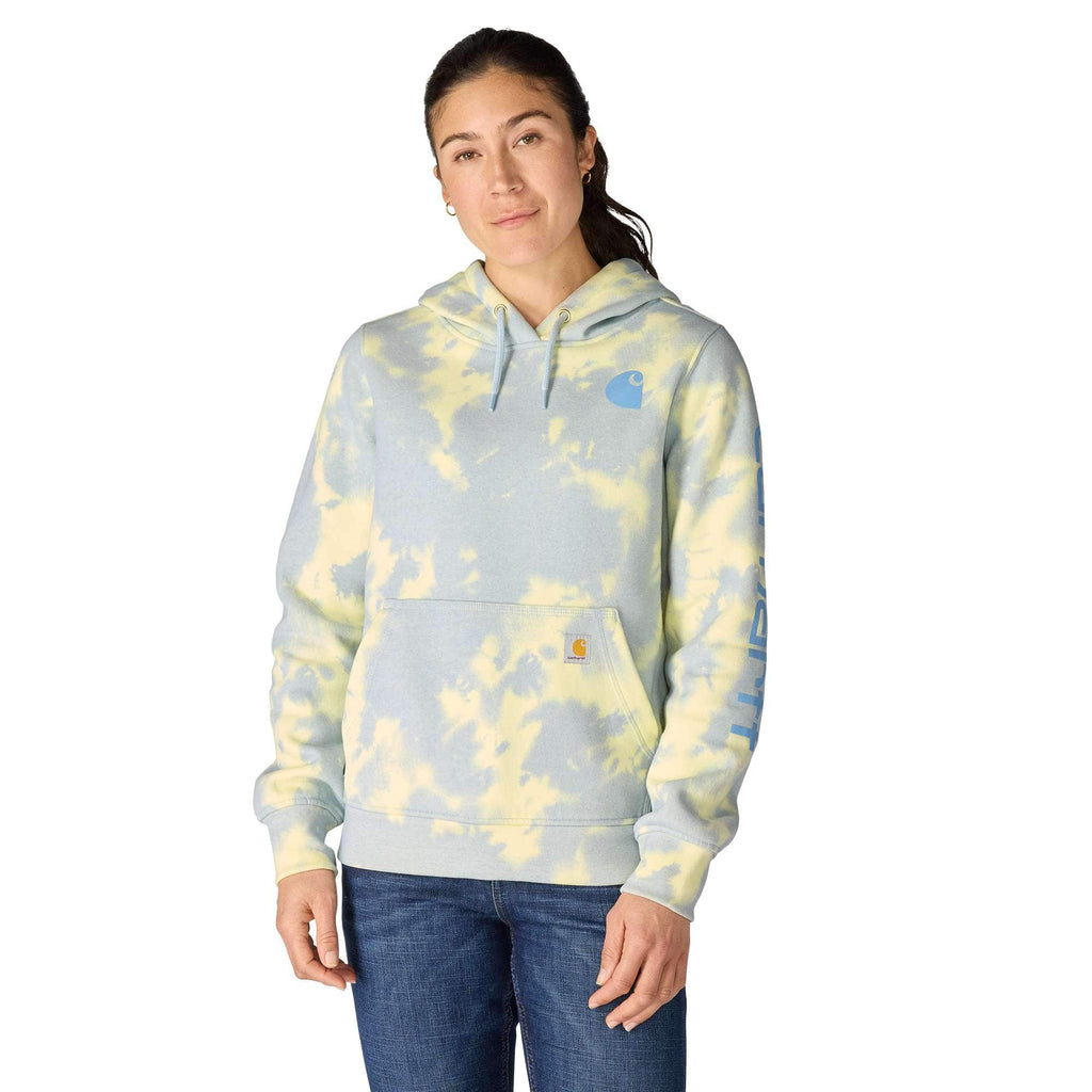 Women's marquette tie dye hoodie