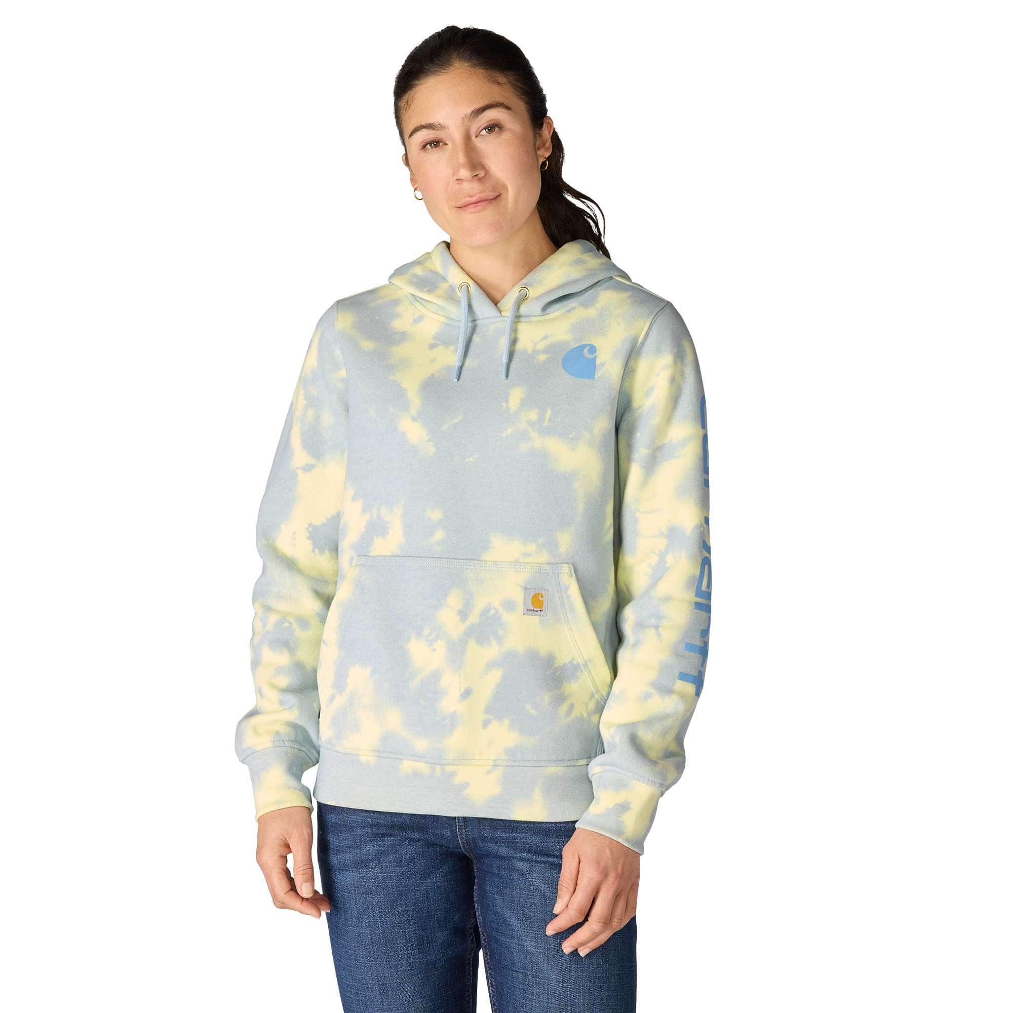 Women's marquette tie dye hoodie