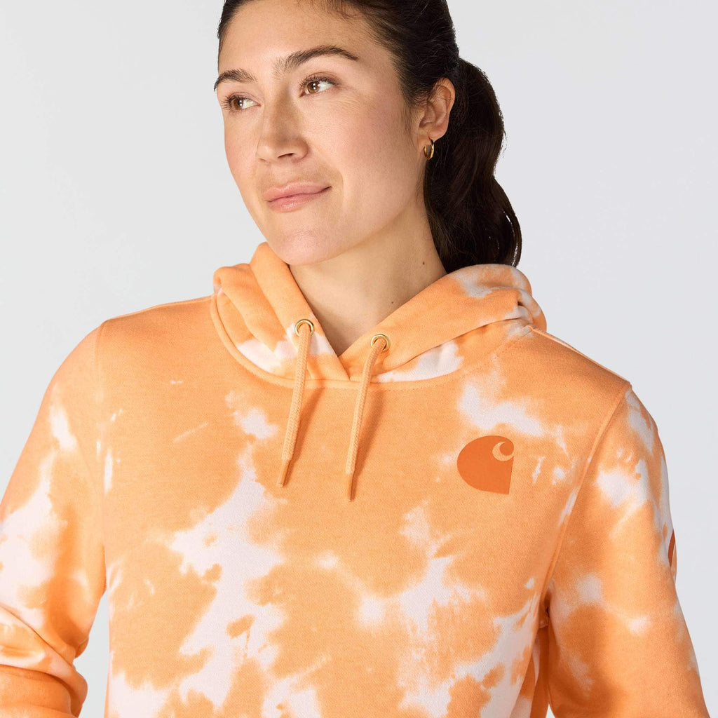 Women's marquette tie dye hoodie