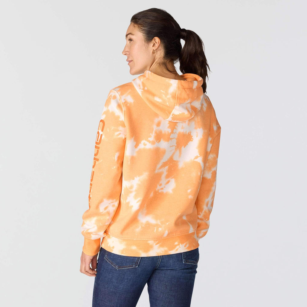 Women's marquette tie dye hoodie