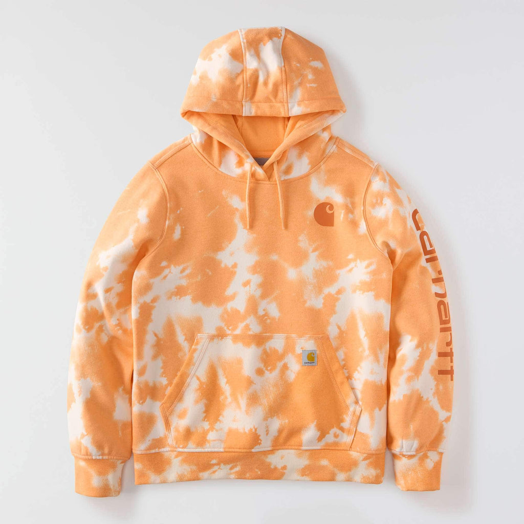 Women's marquette tie dye hoodie