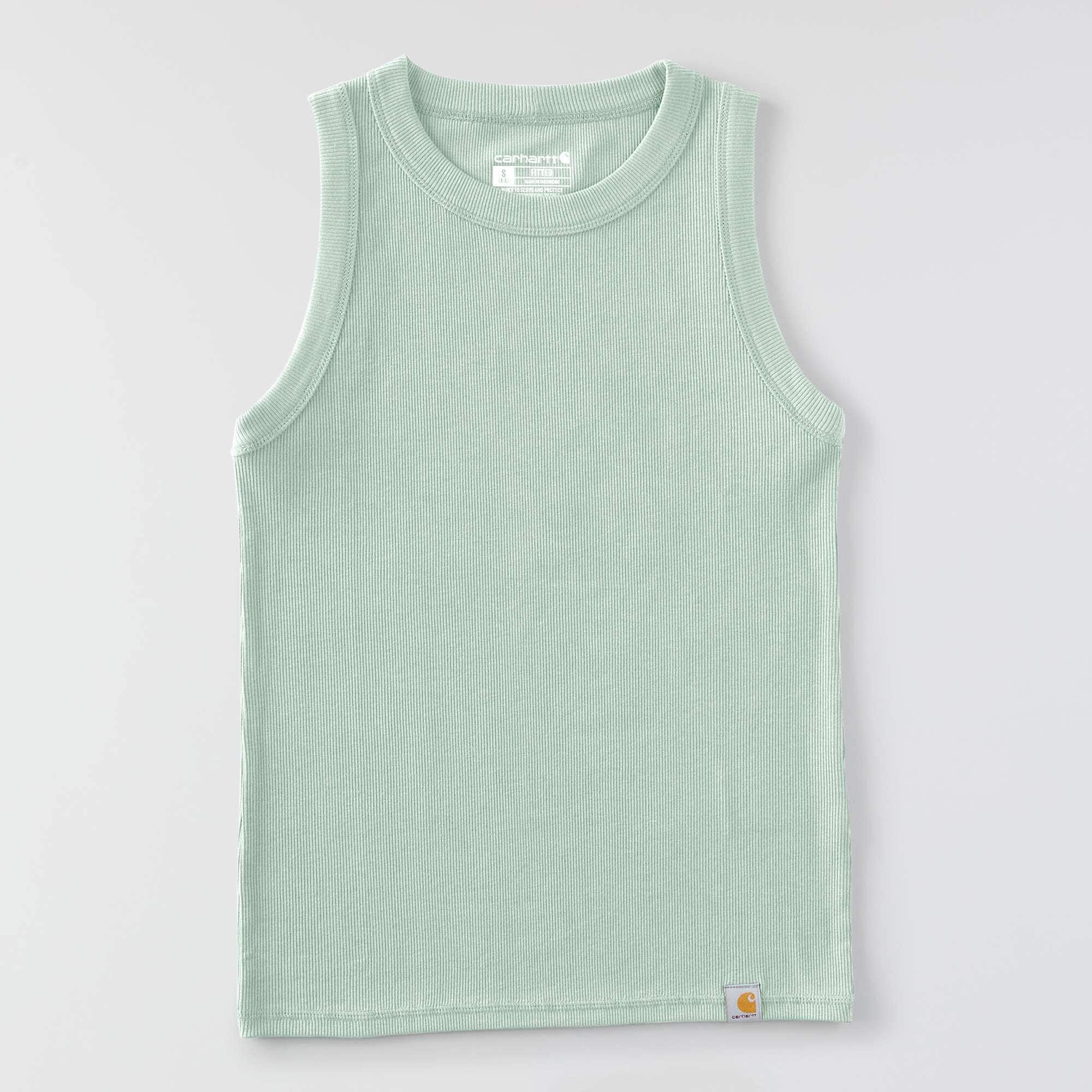 Women's tencel lightweight breathable ribbed tank top