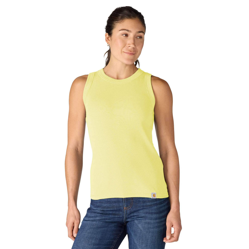 Women's tencel lightweight breathable ribbed tank top