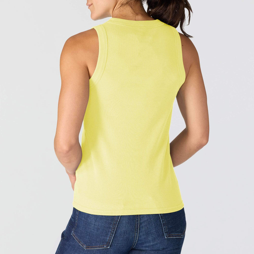 Women's tencel lightweight breathable ribbed tank top