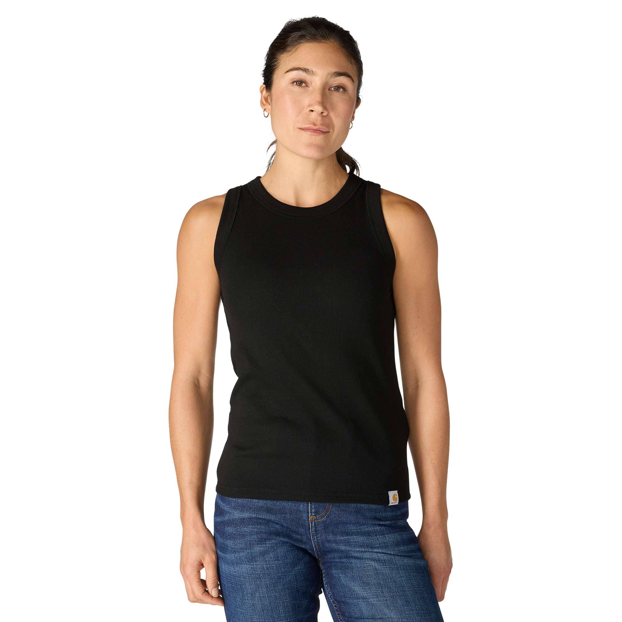 Women's tencel lightweight breathable ribbed tank top