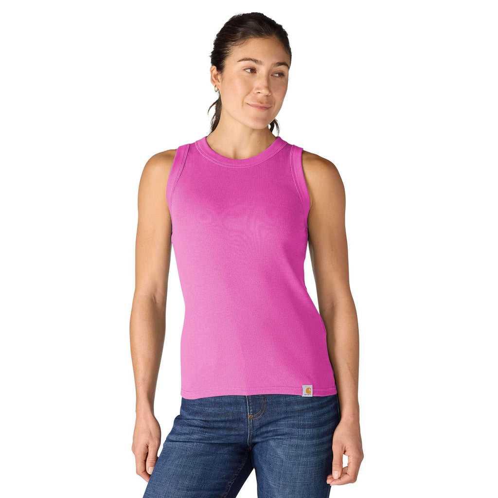 Women's tencel lightweight breathable ribbed tank top