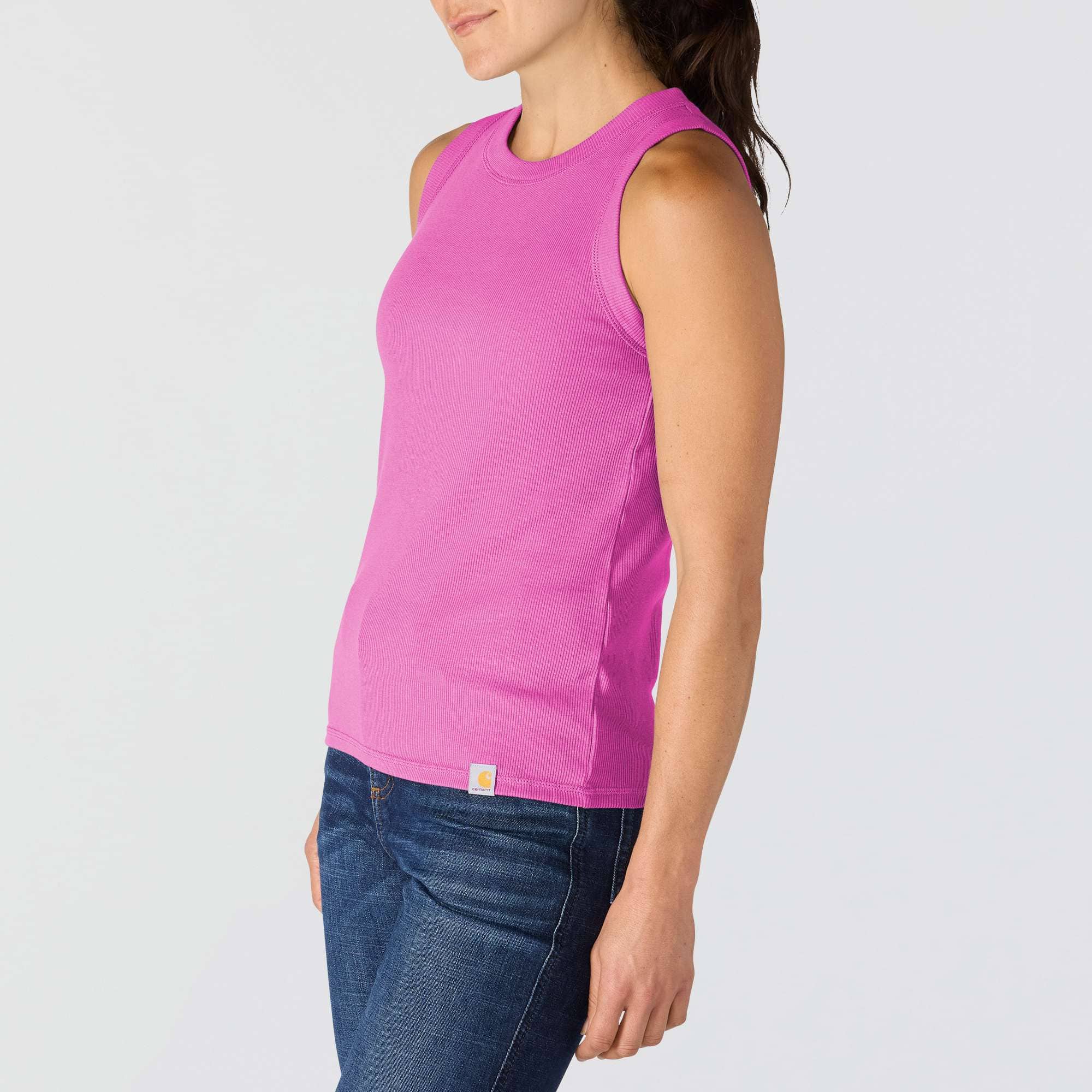 Women's tencel lightweight breathable ribbed tank top