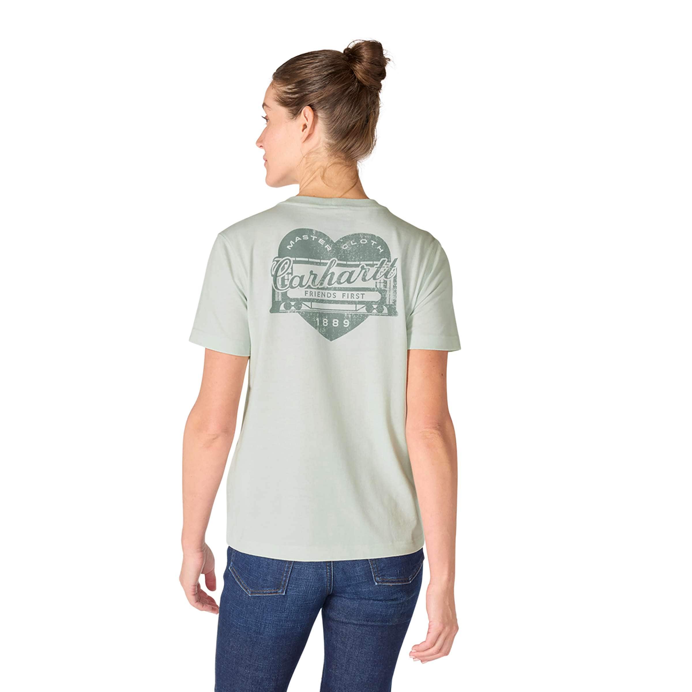 Women's irvine relaxed fit heritage heart graphic t-shirt