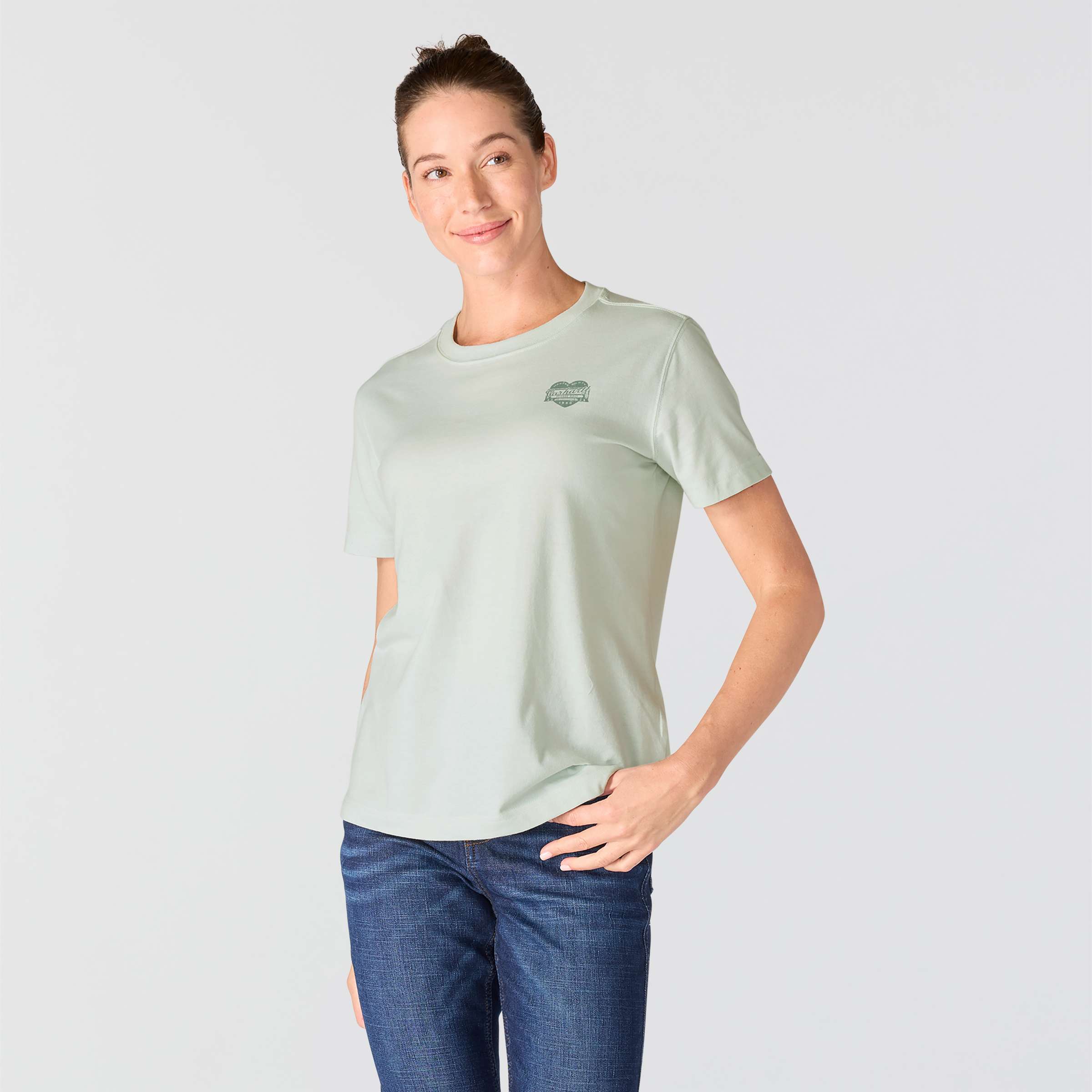 Women's irvine relaxed fit heritage heart graphic t-shirt
