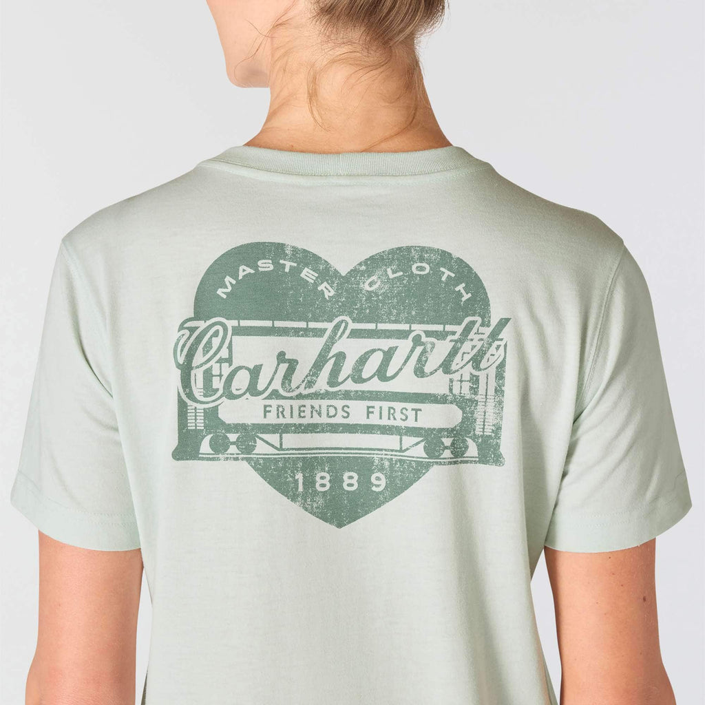 Women's irvine relaxed fit heritage heart graphic t-shirt