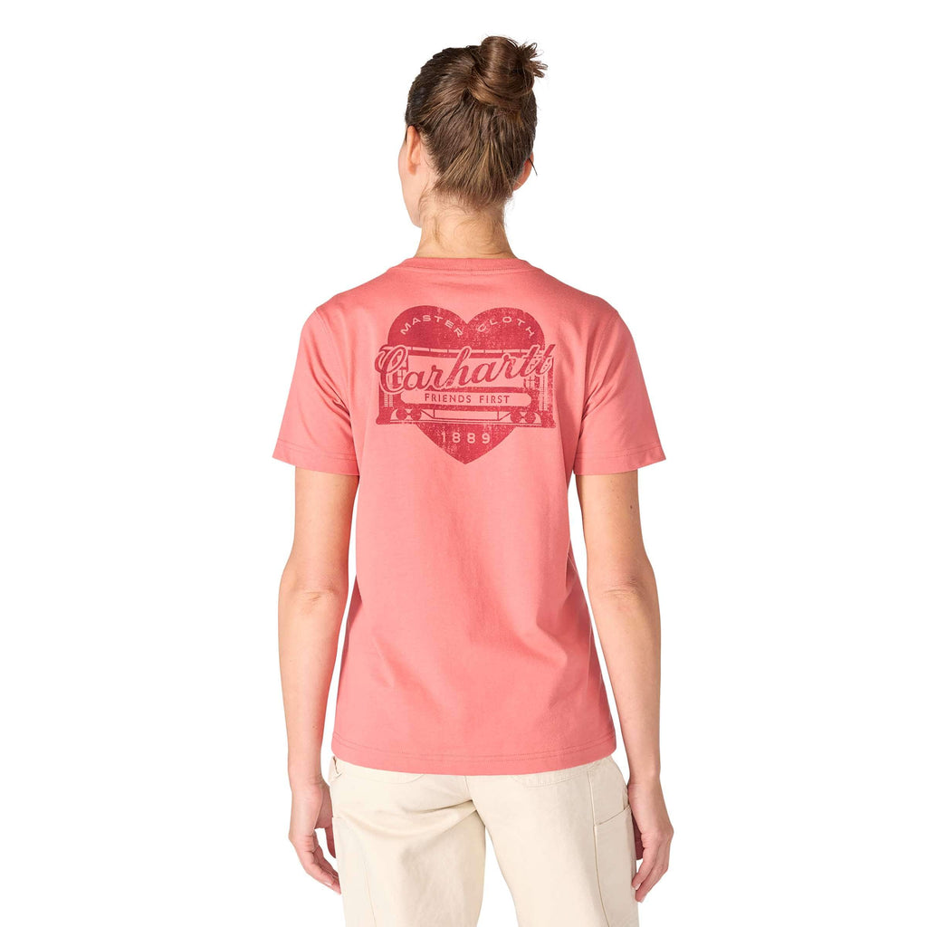 Women's irvine relaxed fit heritage heart graphic t-shirt