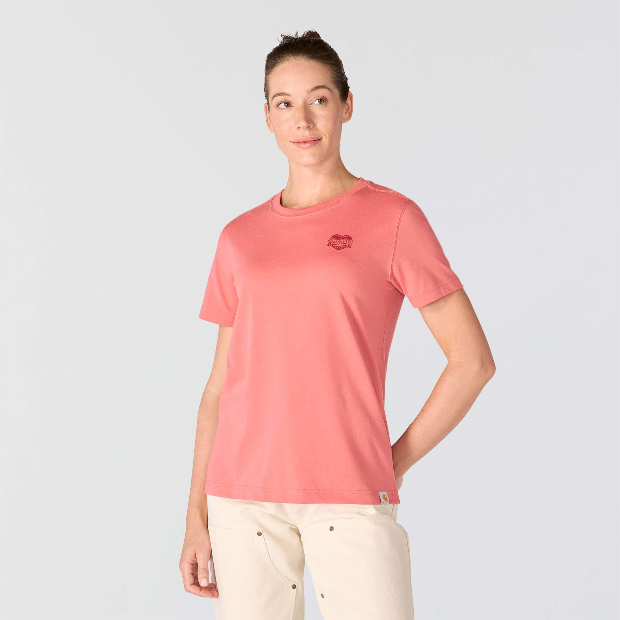 Women's irvine relaxed fit heritage heart graphic t-shirt