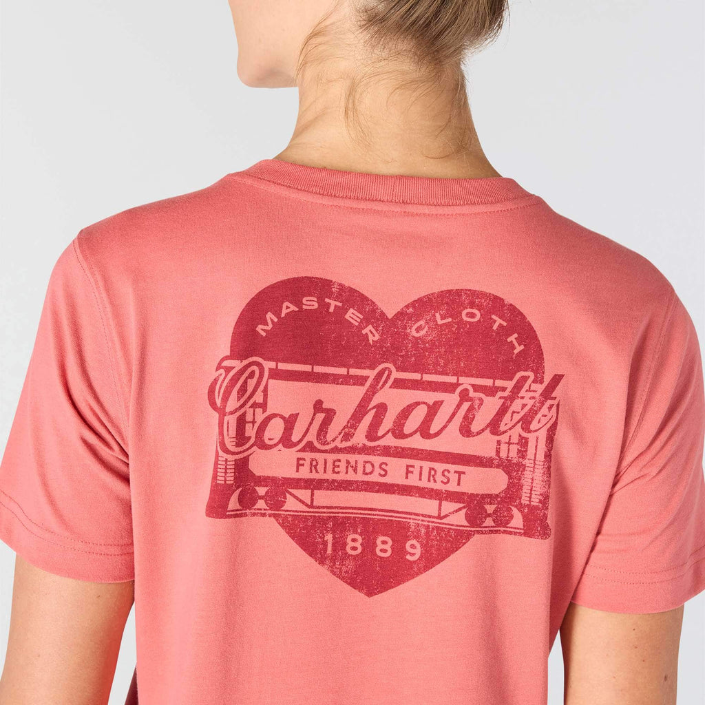 Women's irvine relaxed fit heritage heart graphic t-shirt