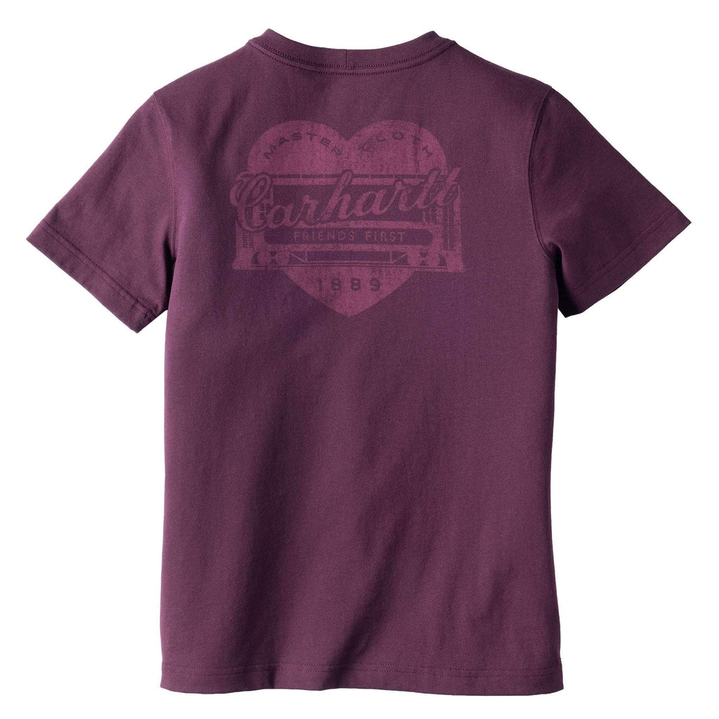 Women's irvine relaxed fit heritage heart graphic t-shirt