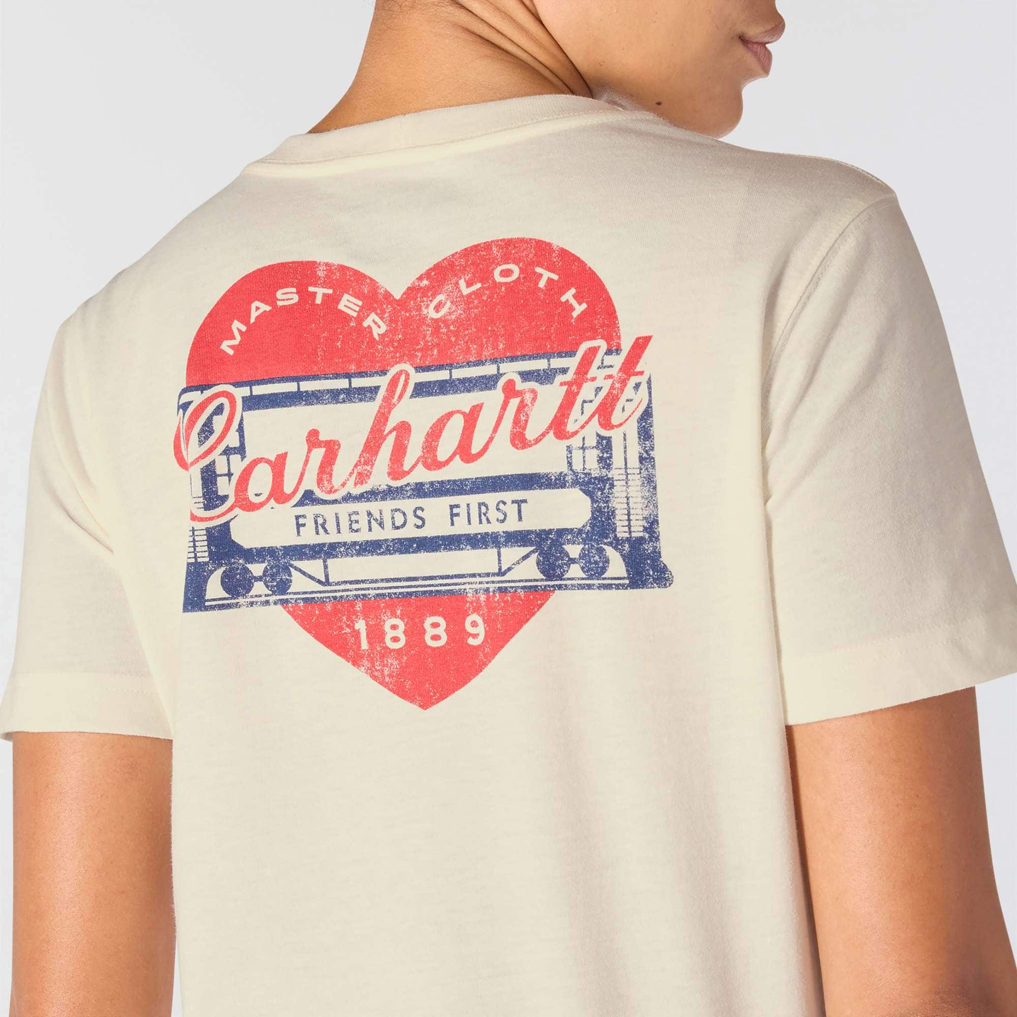 Women's irvine relaxed fit heritage heart graphic t-shirt