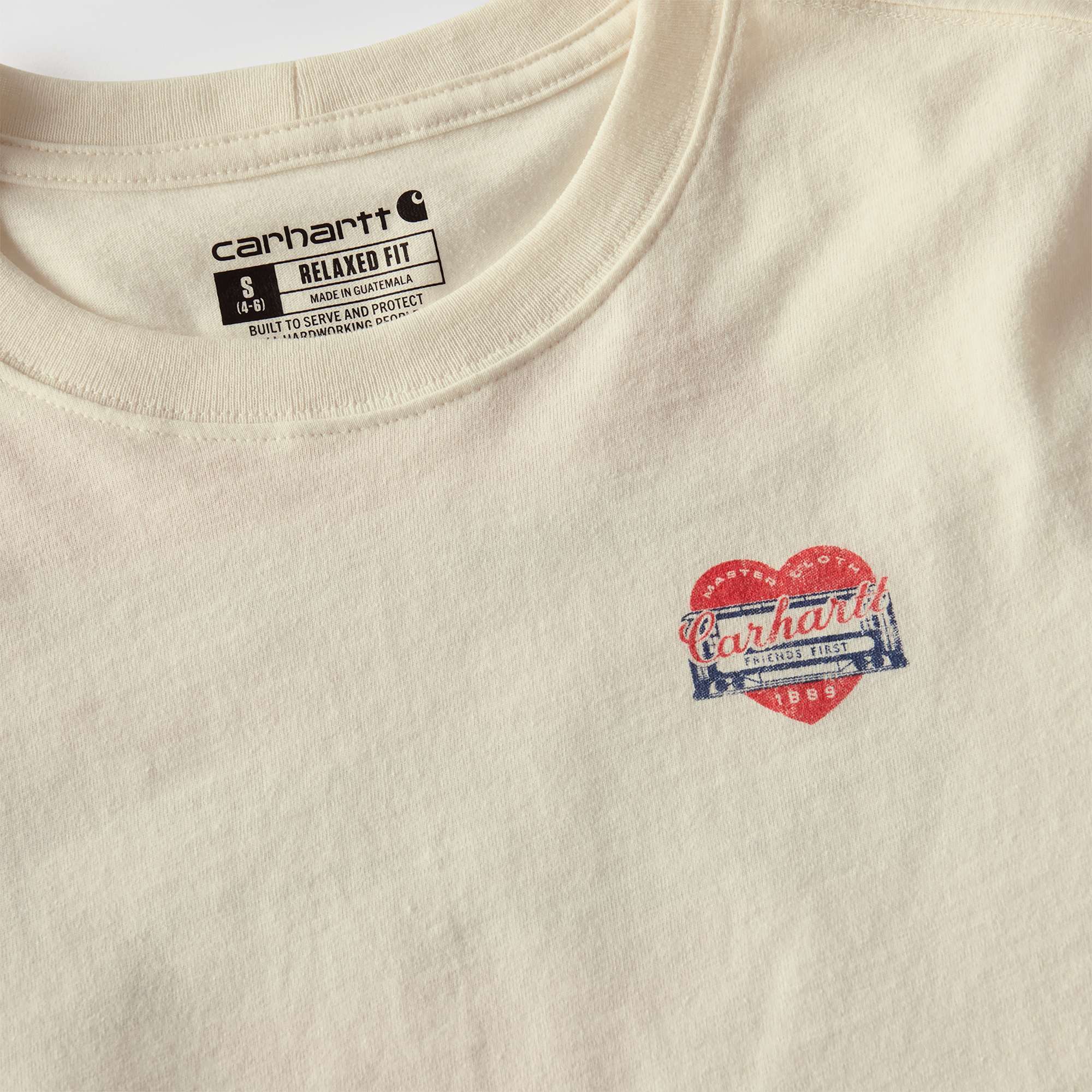 Women's irvine relaxed fit heritage heart graphic t-shirt