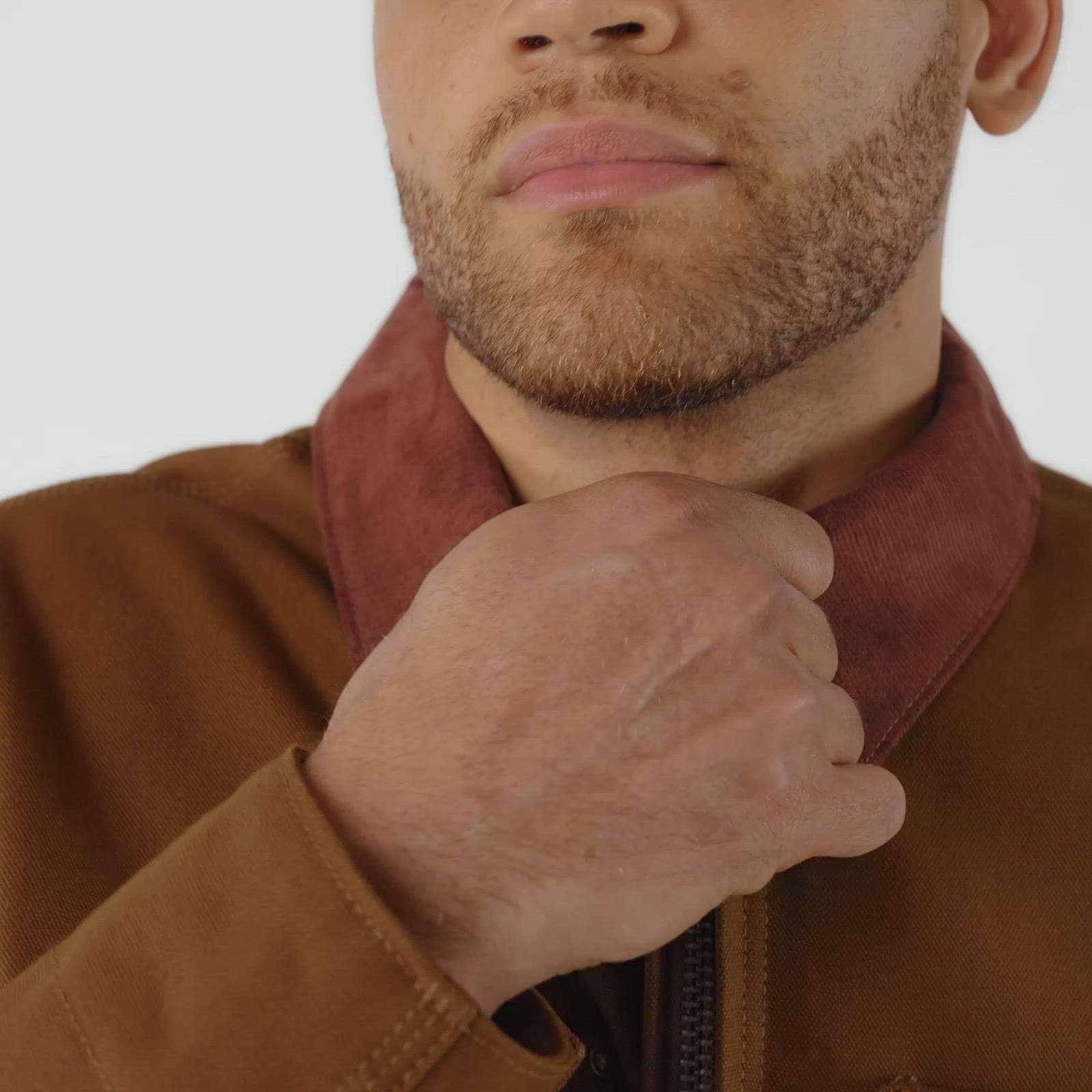 Men's crafted series duck sherpa lined chore coat