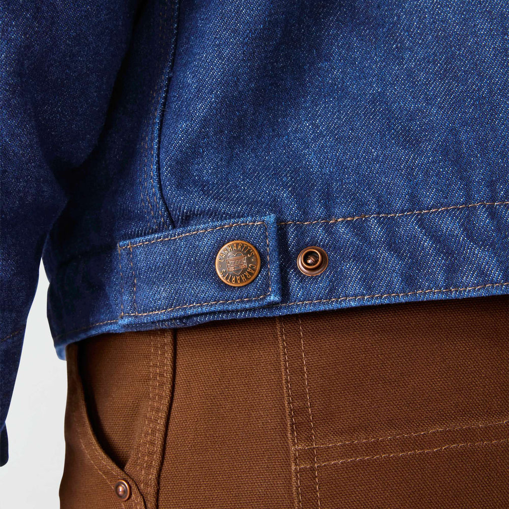 Men's crafted series denim sherpa lined chore coat