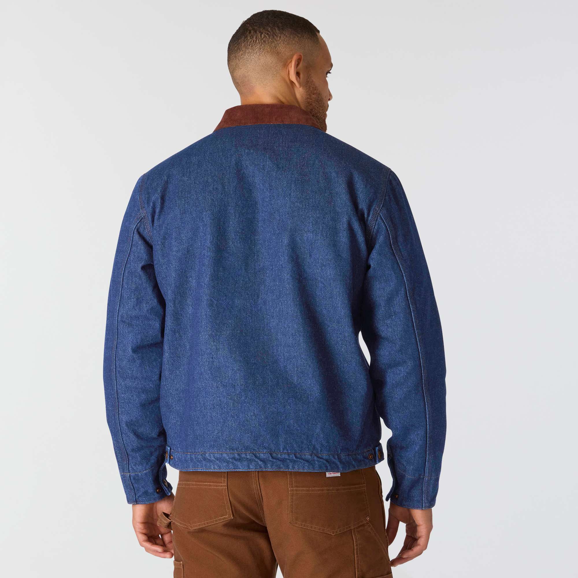 Men's crafted series denim sherpa lined chore coat