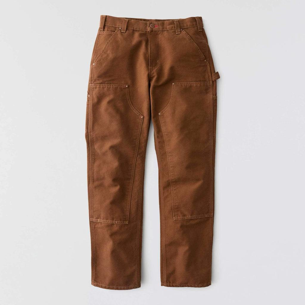 Men's crafted series loose fit straight leg duck double-knee carpenter pants