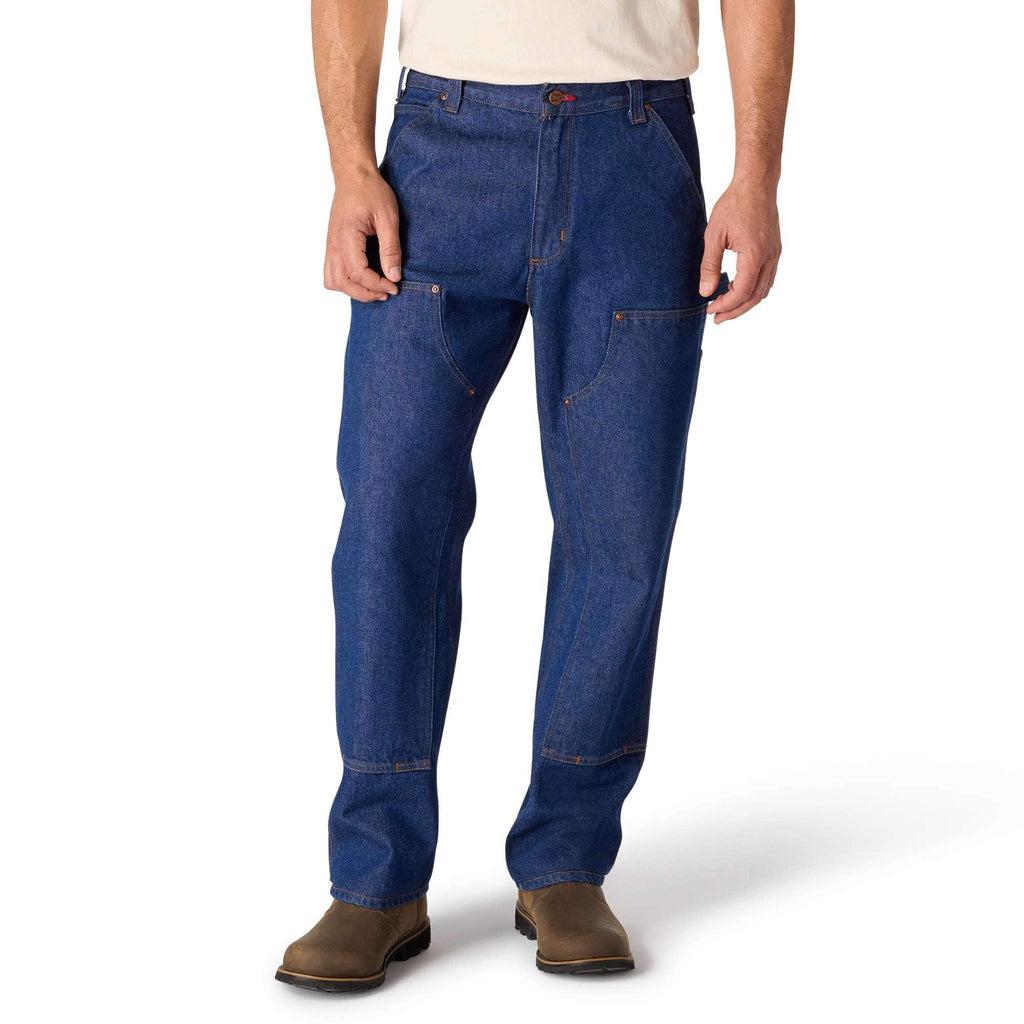 Men's crafted series loose fit straight leg double-knee work jeans